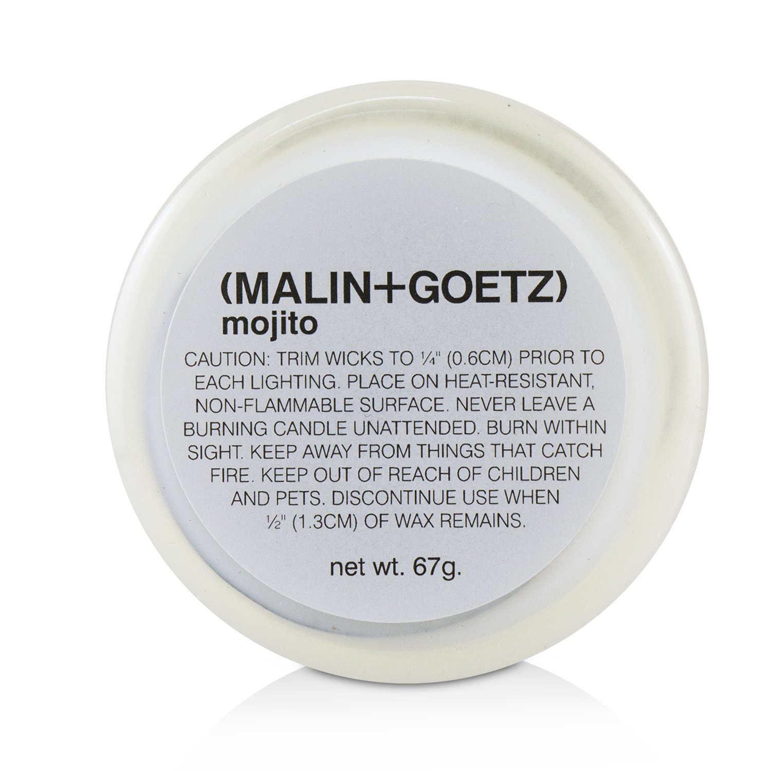 马琳与高兹 MALIN+GOETZ 香薰蜡烛 - 活力莫吉托 67g/2.35oz