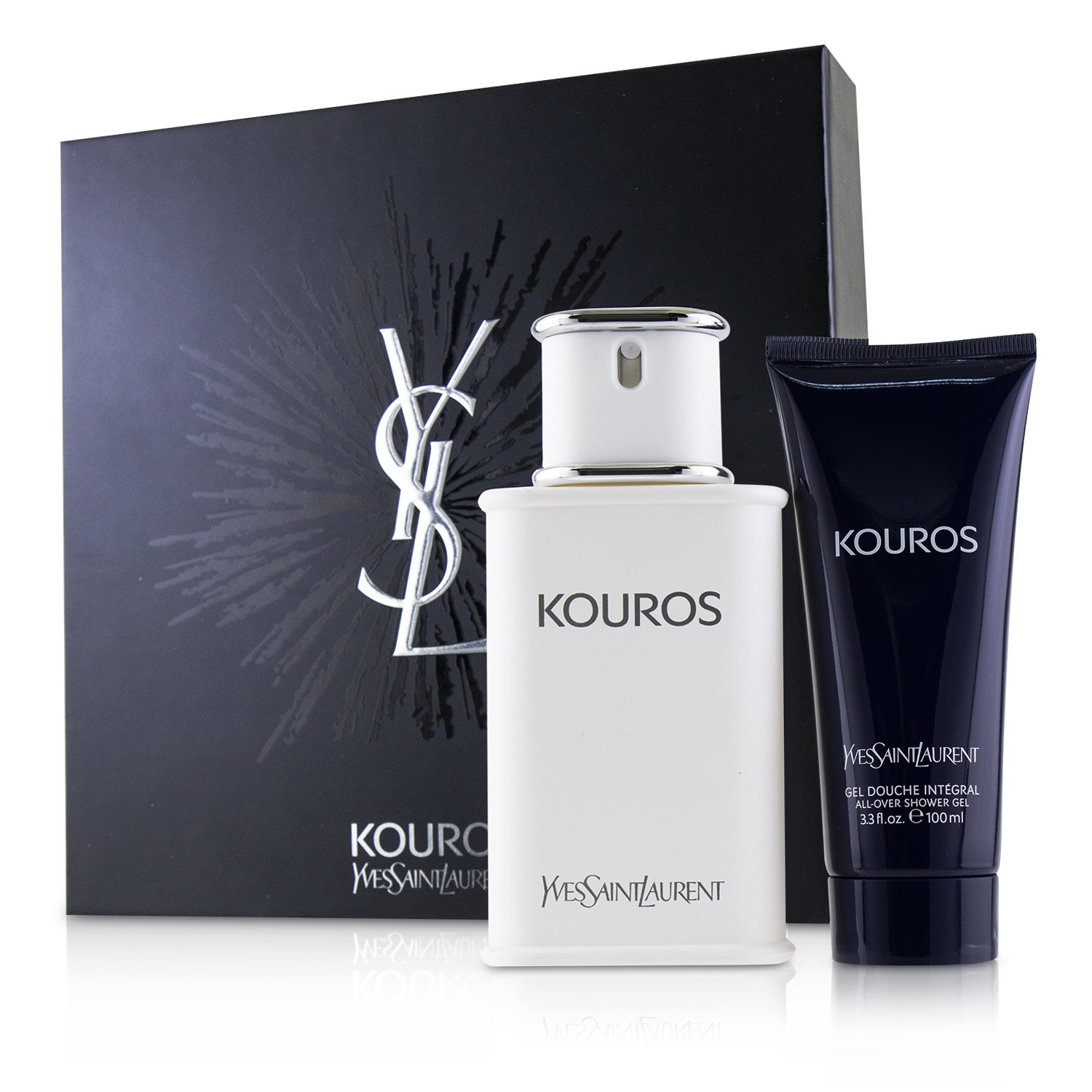 Yves Saint Laurent Kouros Coffret : Eau De Toilette Spray 100ml/3.3oz + All-over Shower Gel 100ml/3.3oz 2pcs