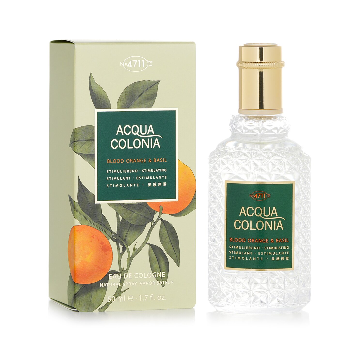 4711 Acqua Colonia Blood Orange & Basil Eau De Cologne Spray 50ml/1.7oz