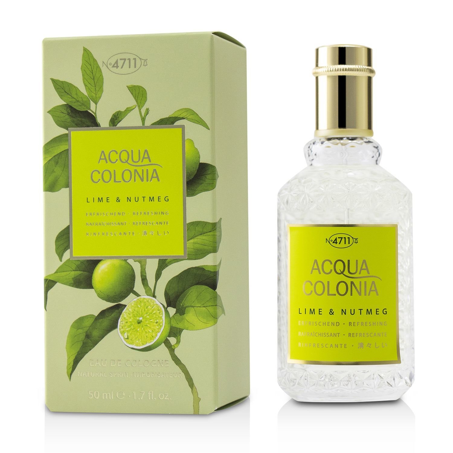 4711 Acqua Colonia Lime & Nutmeg Eau De Cologne Spray 50ml/1.7oz