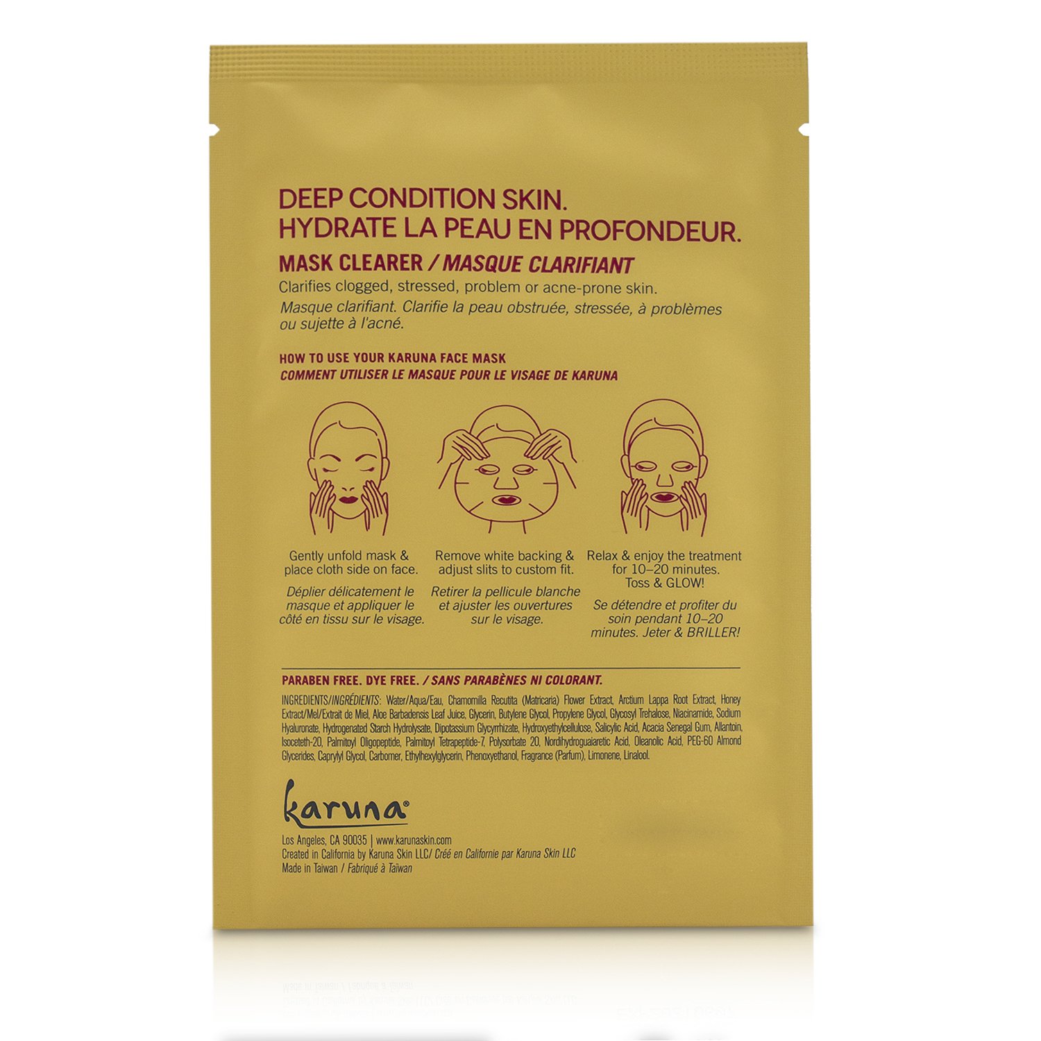 Karuna Clarifying + Face Mask 4sheets