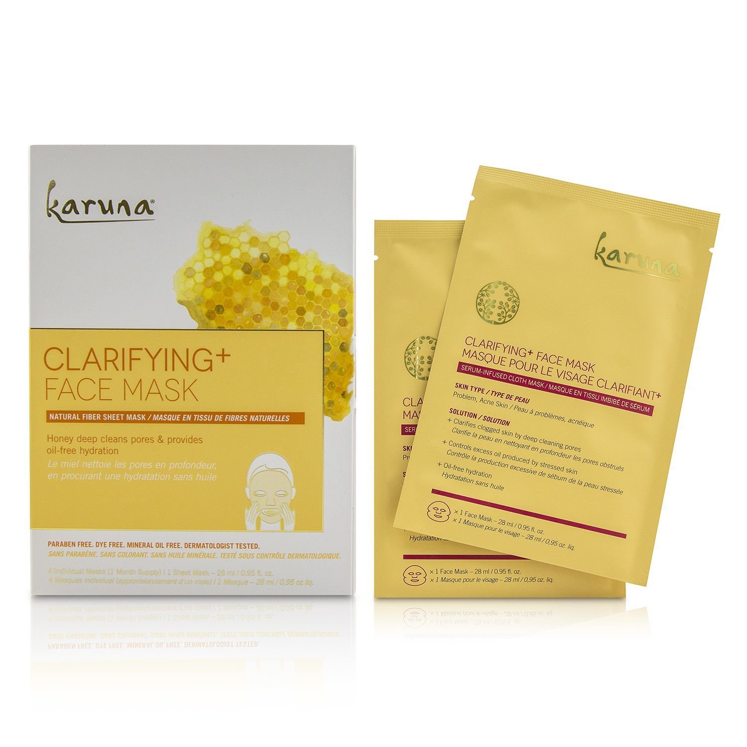 Karuna Mascarilla Facial Aclarante+ 4sheets