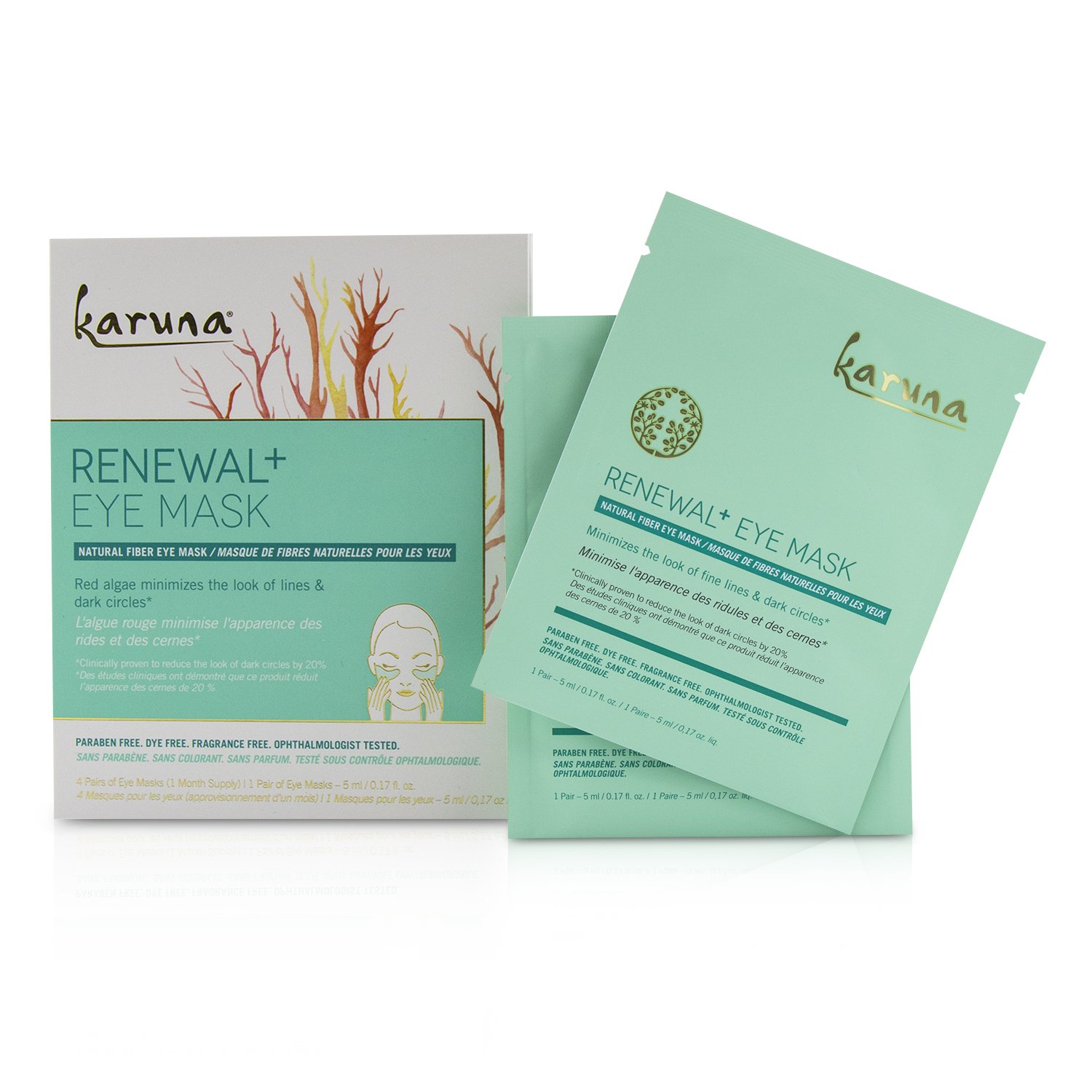 Karuna Mascarilla Facial Renovadora 4pairs