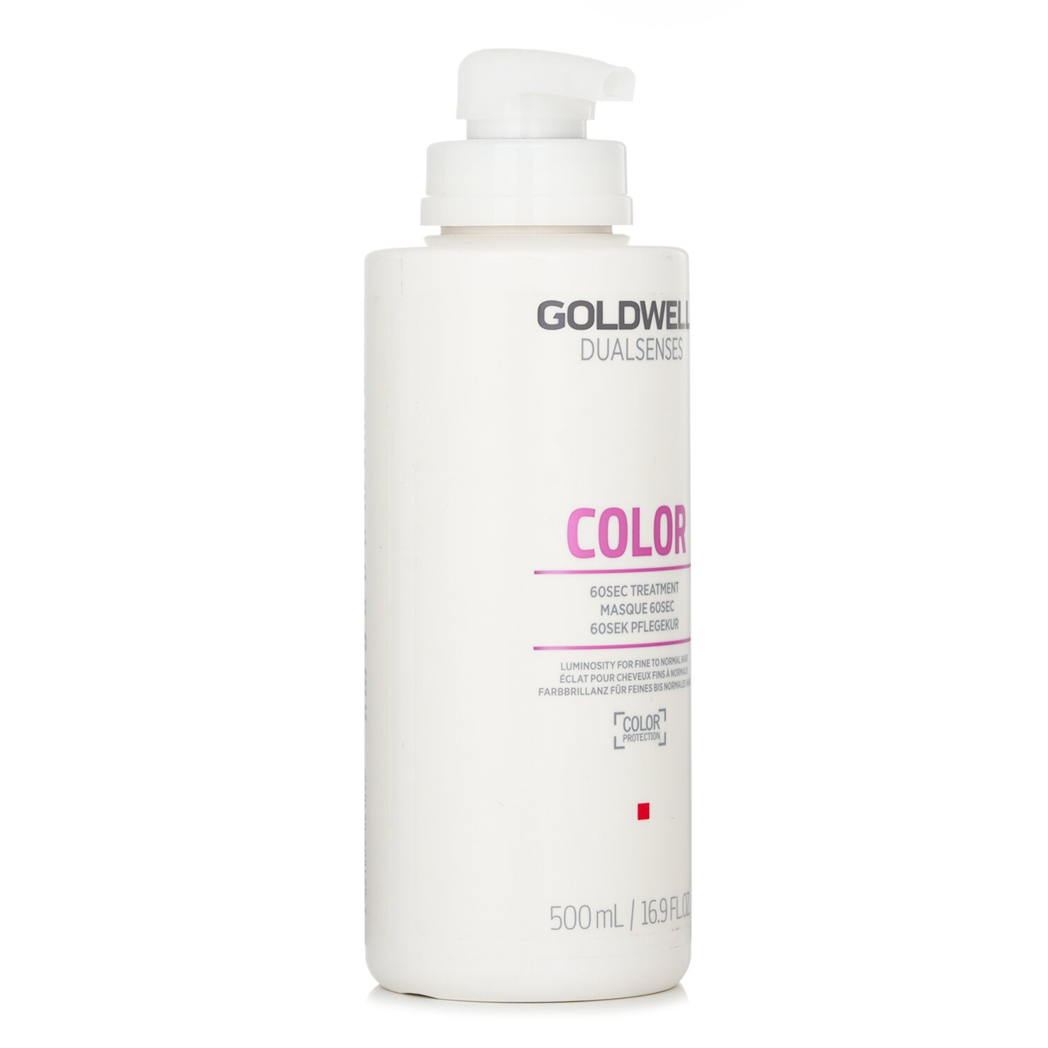 Goldwell 歌薇 光感60秒髮膜Dual Senses Color 60Sec Treatment(細軟至中性髮質) 500ml/16.9oz