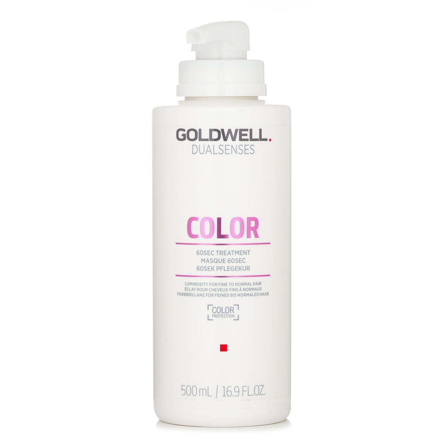 Goldwell 歌薇 光感60秒髮膜Dual Senses Color 60Sec Treatment(細軟至中性髮質) 500ml/16.9oz