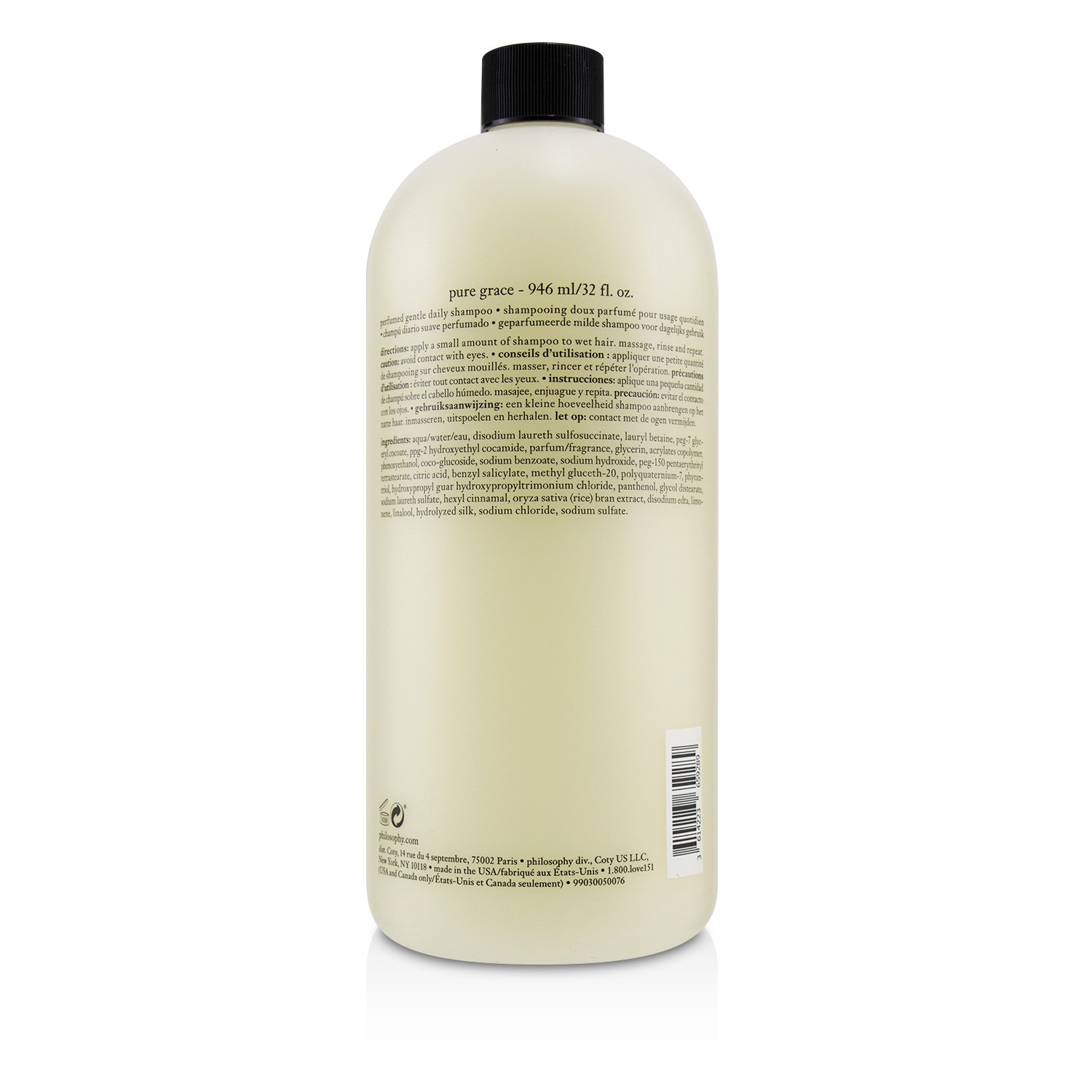 肌肤哲理 Philosophy Pure Grace Shampoo (Perfumed Gentle Daily Shampoo) 946ml/32oz