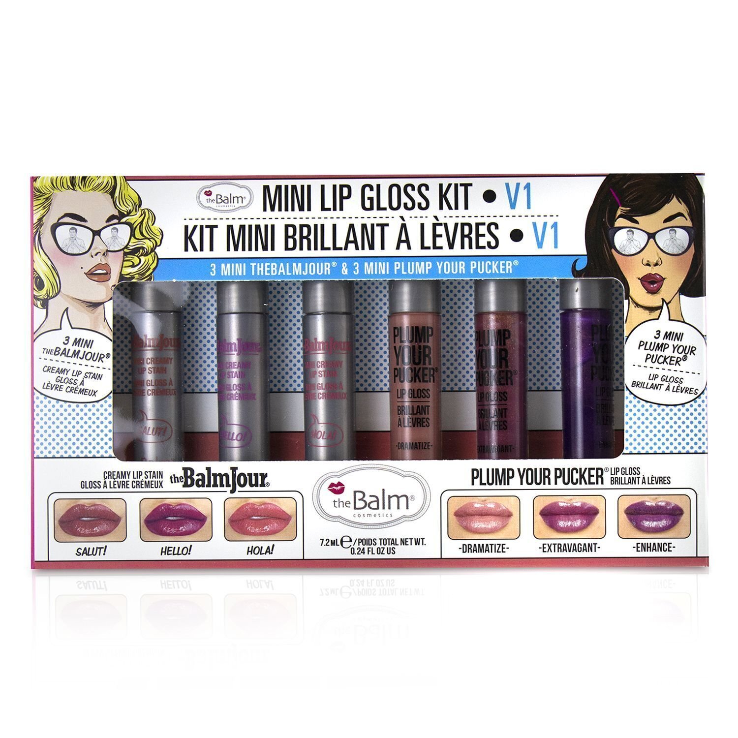 TheBalm Mini Lip Gloss Kit 6pcs