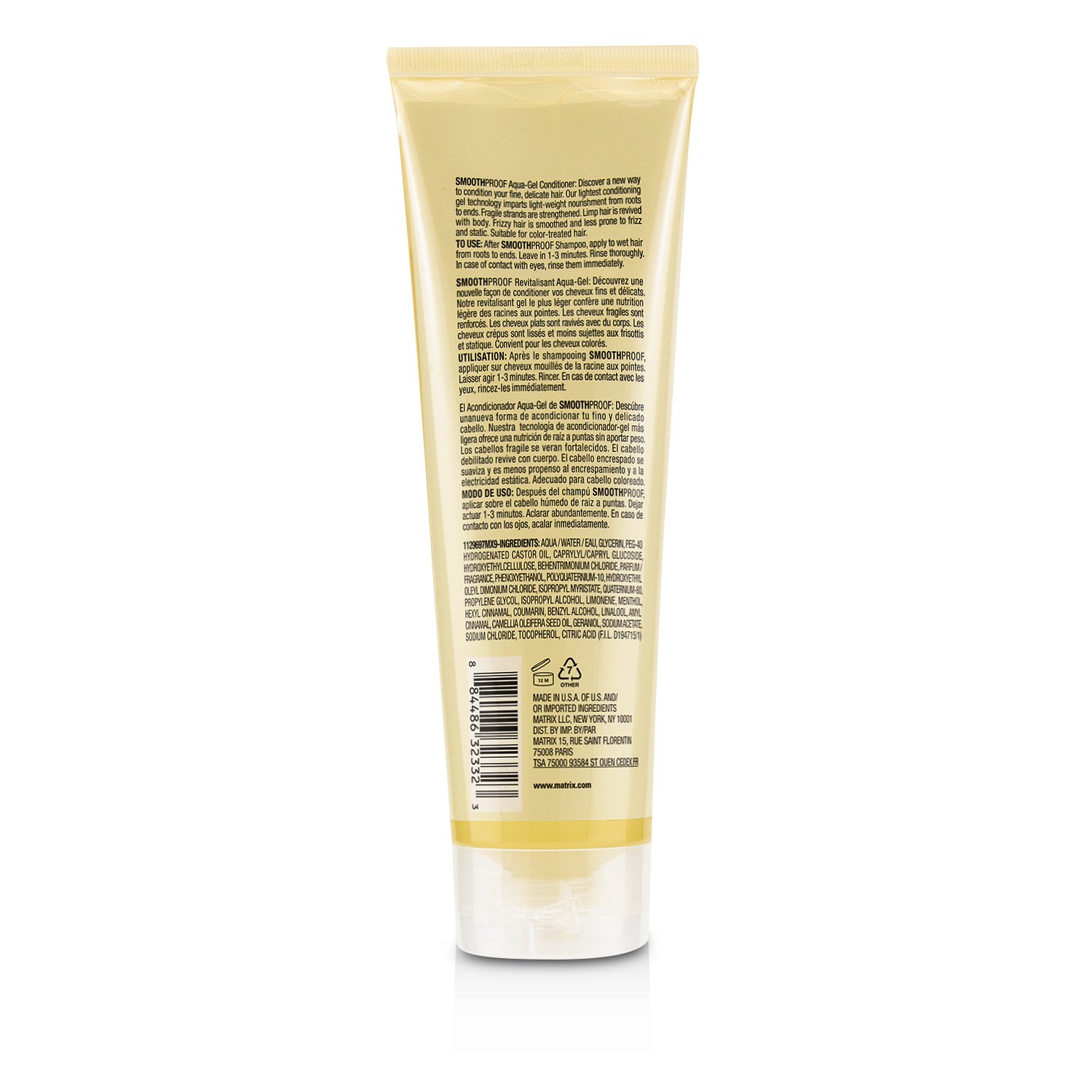 Matrix Biolage SmoothProof Aqua-Gel Conditioner (For Fine, Fizzy Hair) 250ml/8.5oz