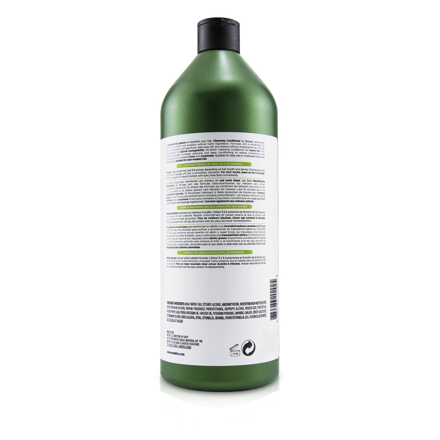 Matrix Biolage Cleansing Conditioner (For Coarse Hair) 1000ml/33.8oz