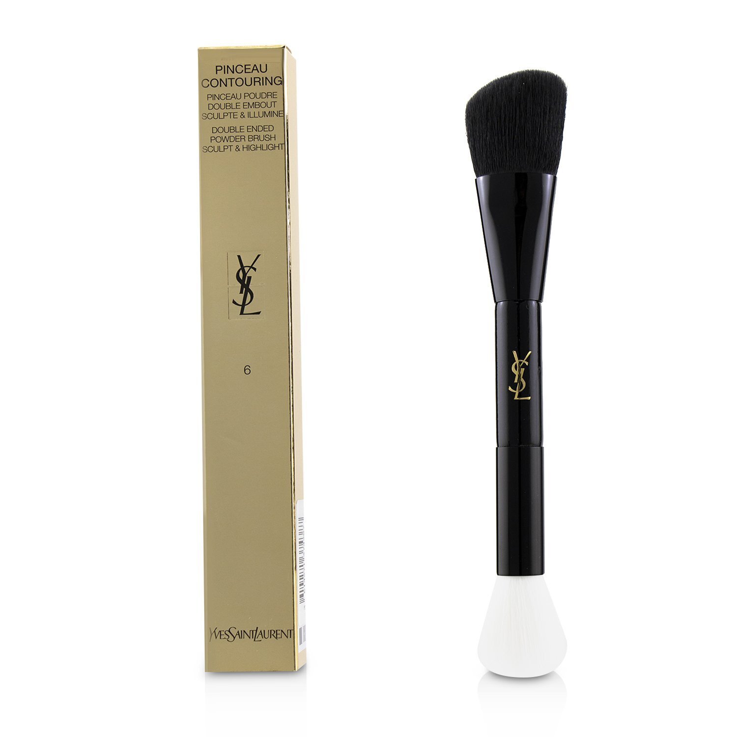 Yves Saint Laurent Pinceau Contouring Double Ended Powder Brush (Sculpt & Highlight) 6 Picture Color