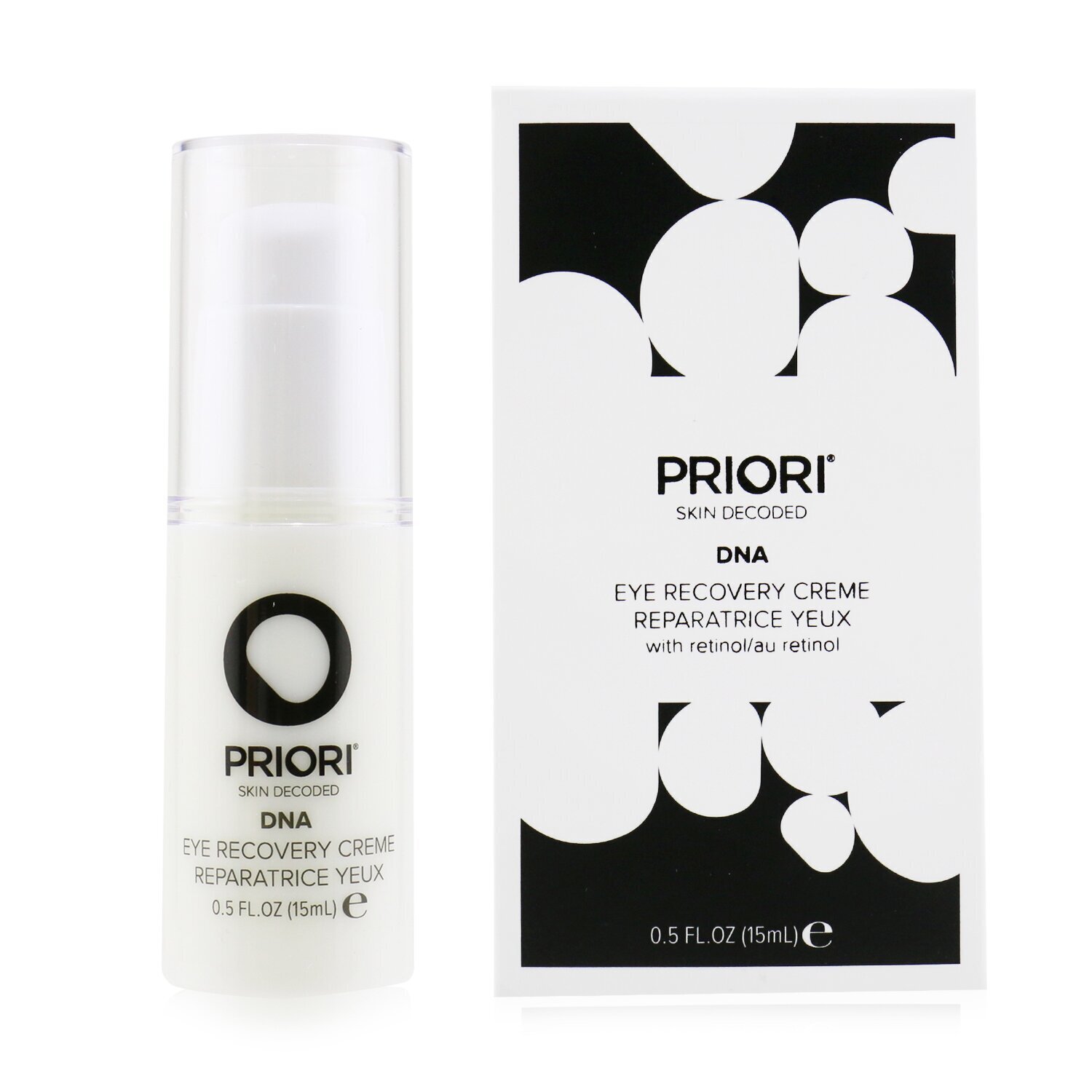 Priori DNA Eye Recovery Cream Retinollal 15ml/0.5oz