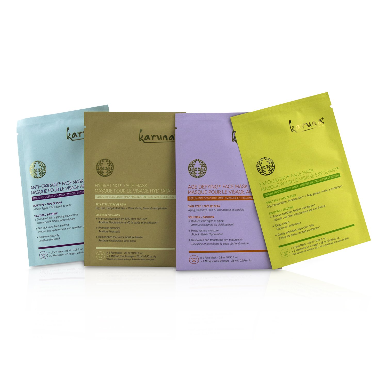 Karuna Karma+ Kit Face Mask Set 4sheets