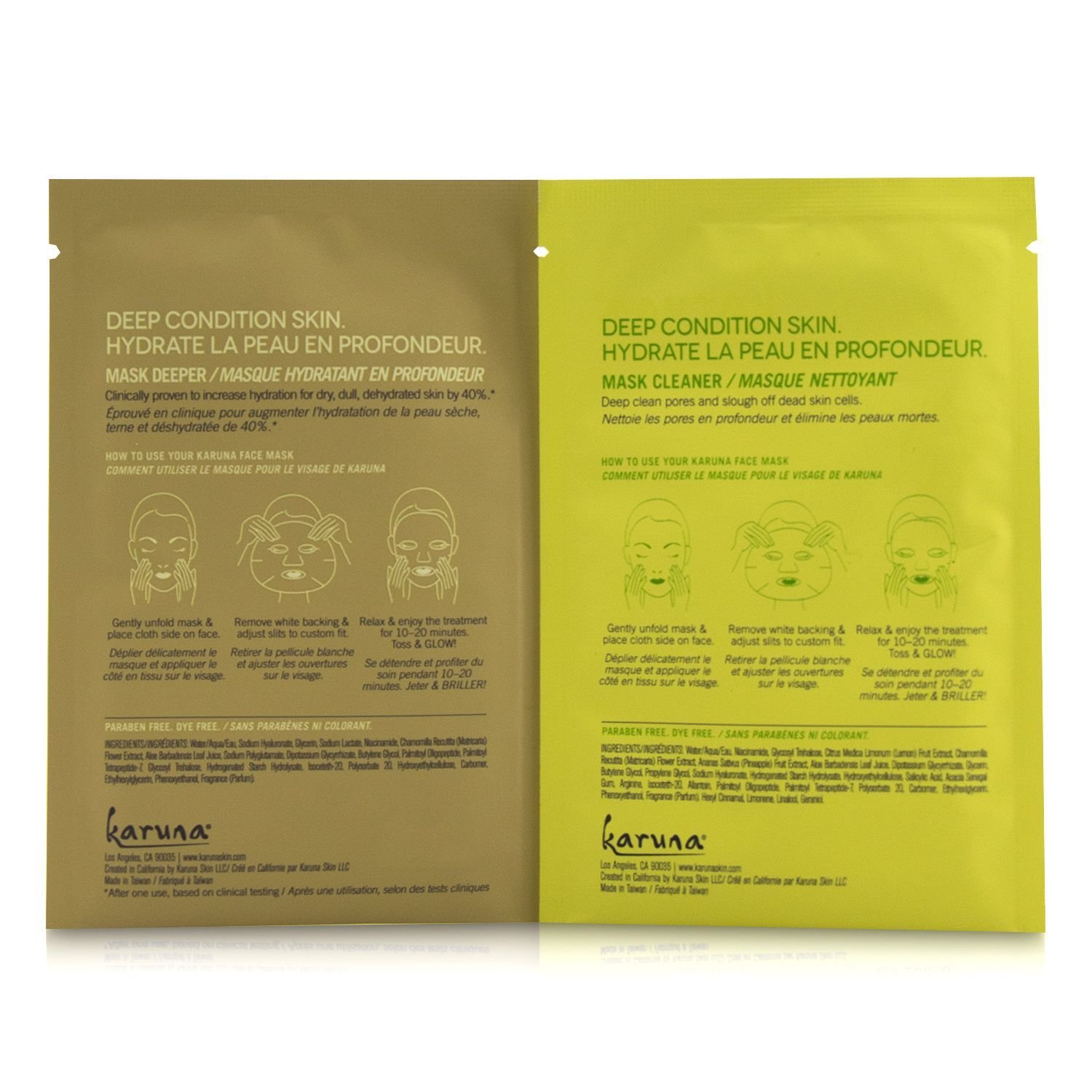 Karuna Karma+ Kit Face Mask Set 4sheets