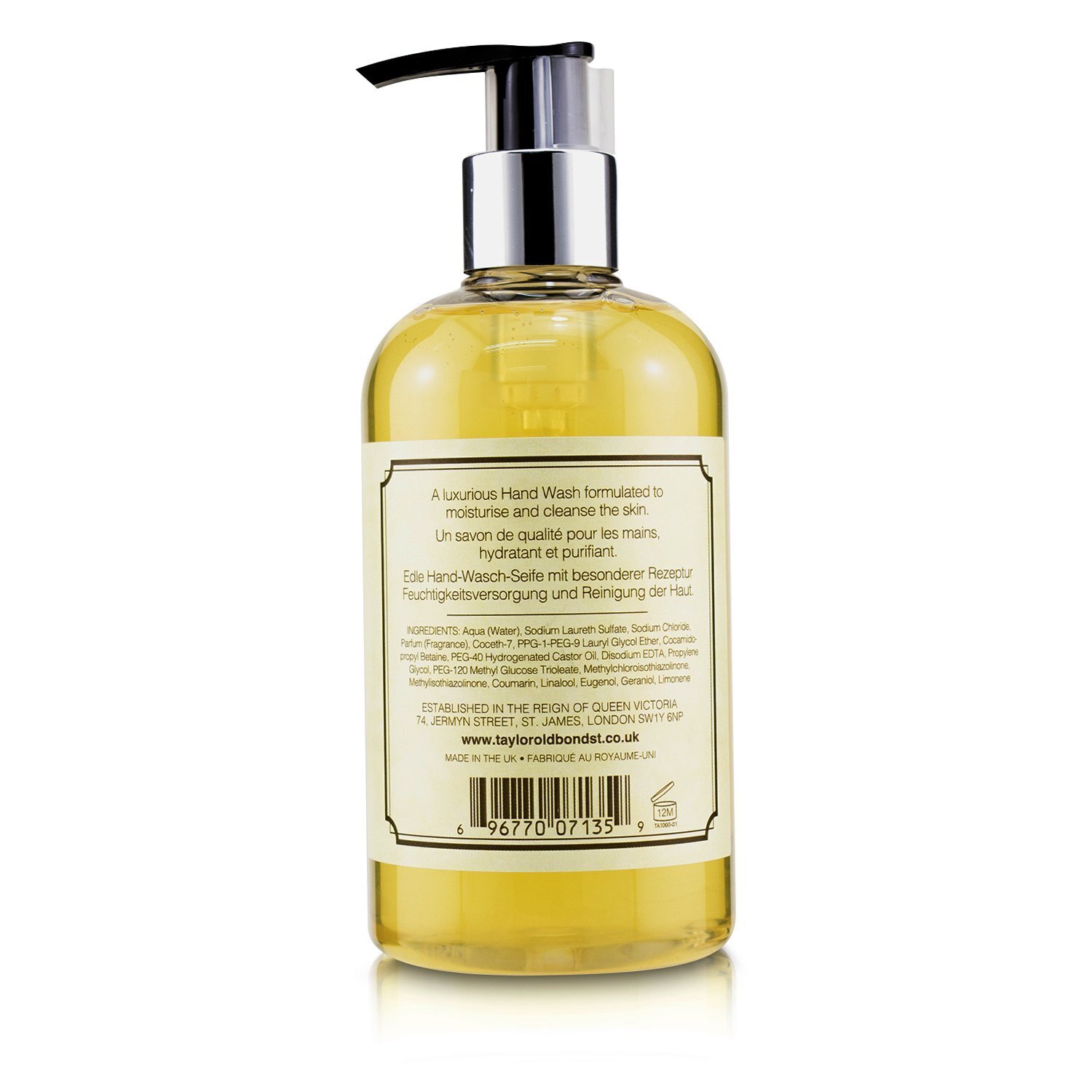 Taylor Of Old Bond Street Sandalwood Luxury Hand Wash 300ml/10.5oz