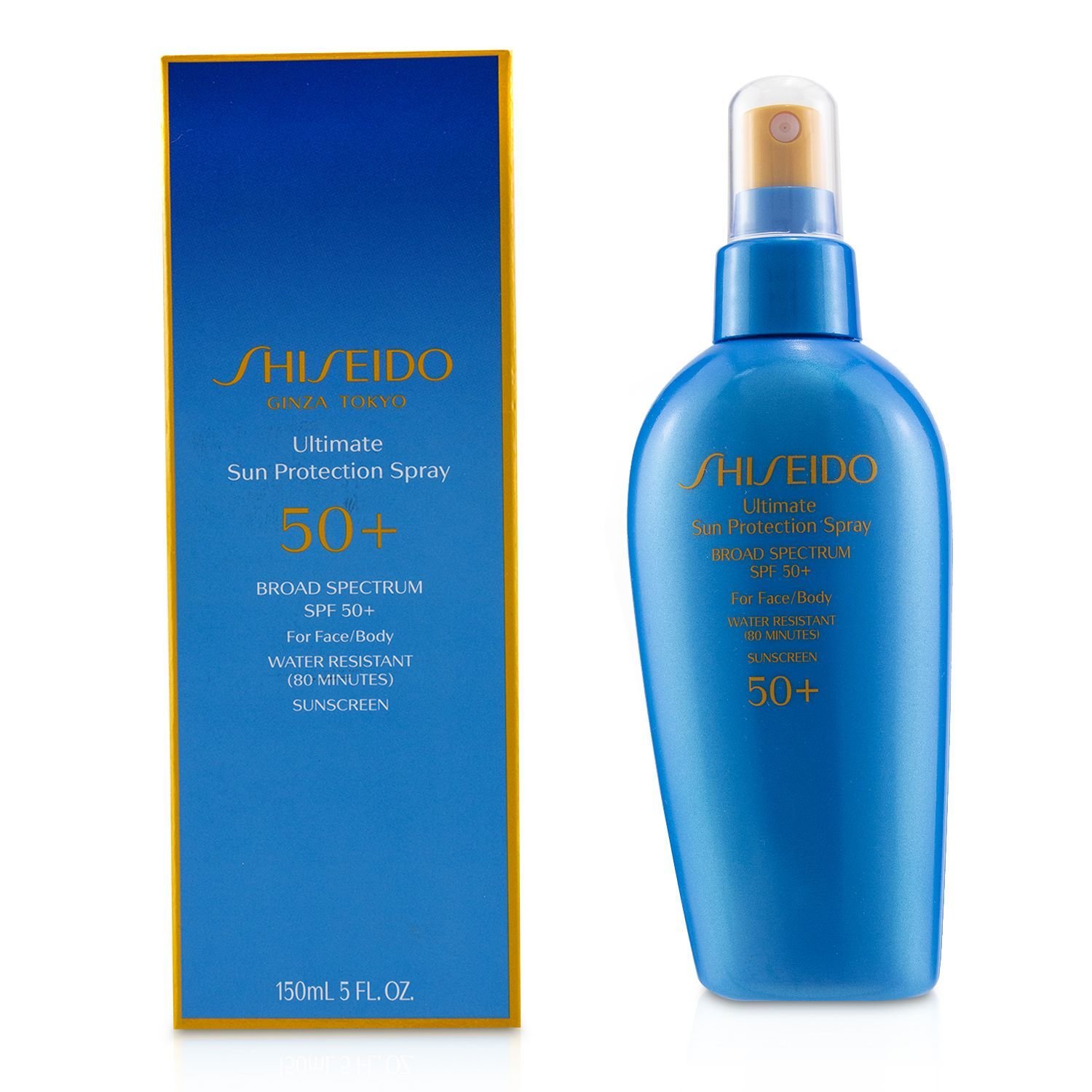 Shiseido Ultimate Sun Protection Spray SPF 50 (For Face & Body) 150ml/5oz