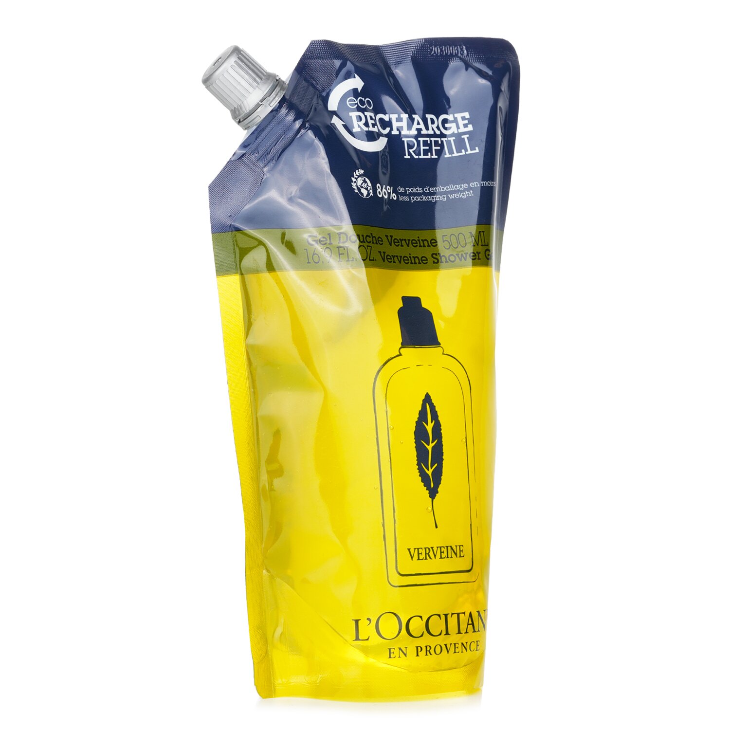 L'Occitane Verveine (Verbena) Shower Gel ג'ל רחצה (מילוי אקולוגי) 500ml/16.9oz