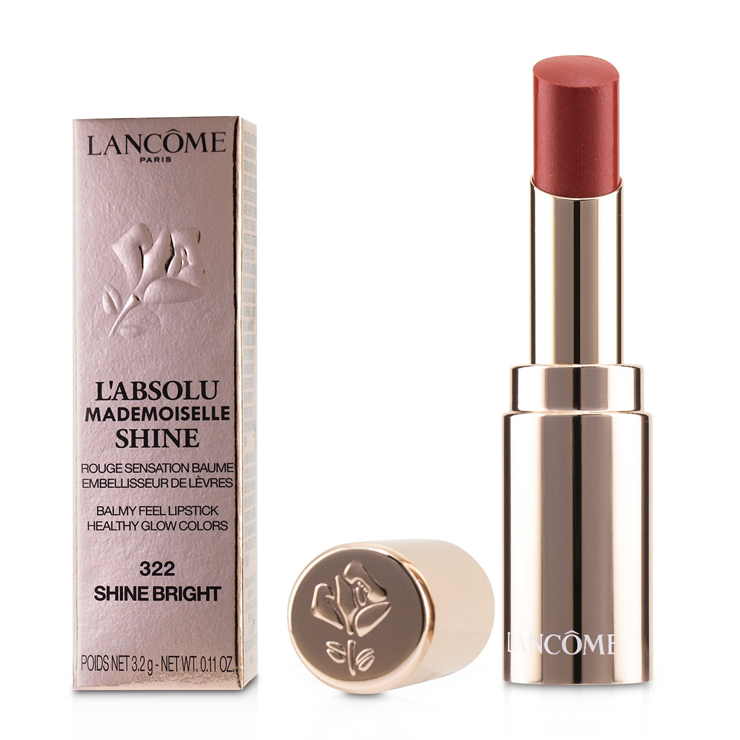 Lancome L'Absolu Mademoiselle Shine Balmy Feel Lipstick 3.2g/0.11oz