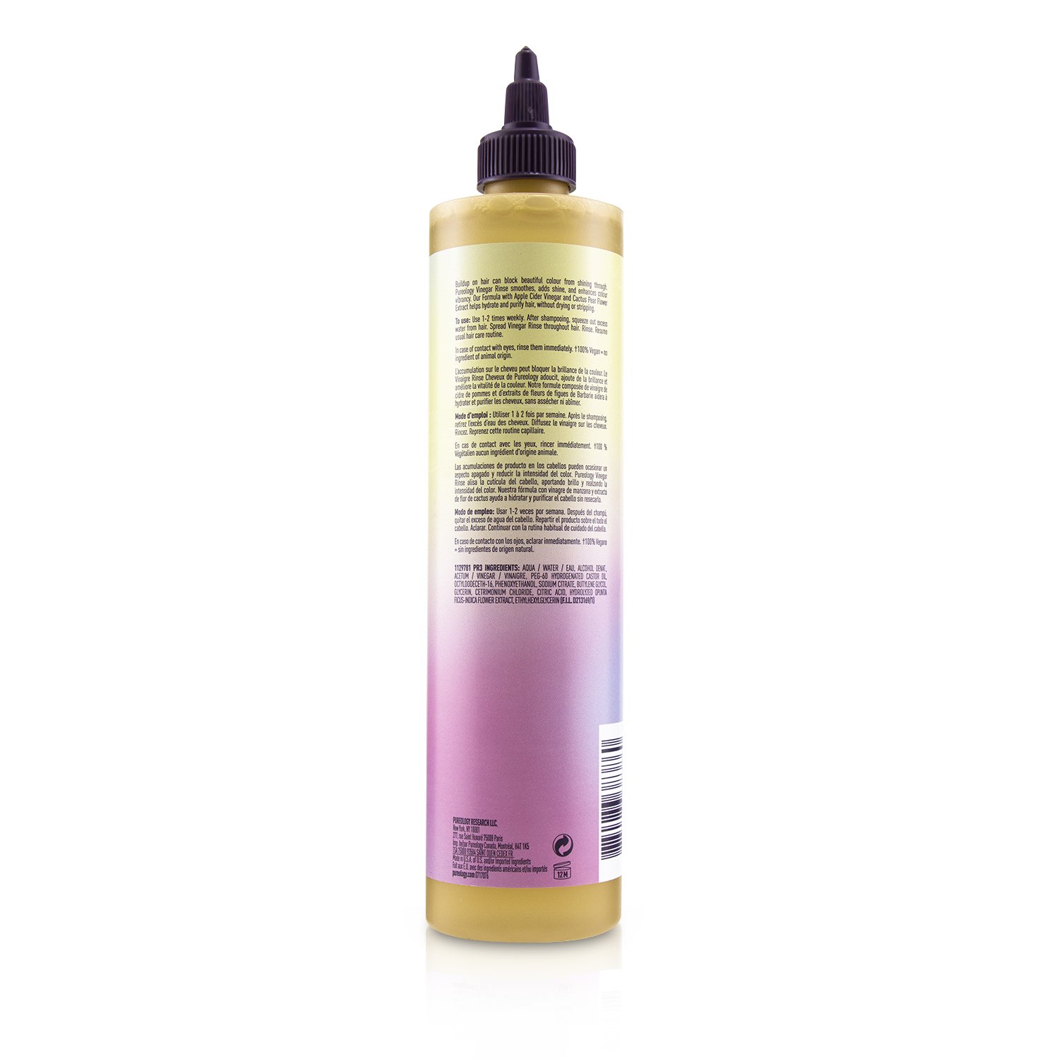 Pureology Vinegar Hair Rinse (For Dry Colour-Treated Hair) 400ml/13.5oz