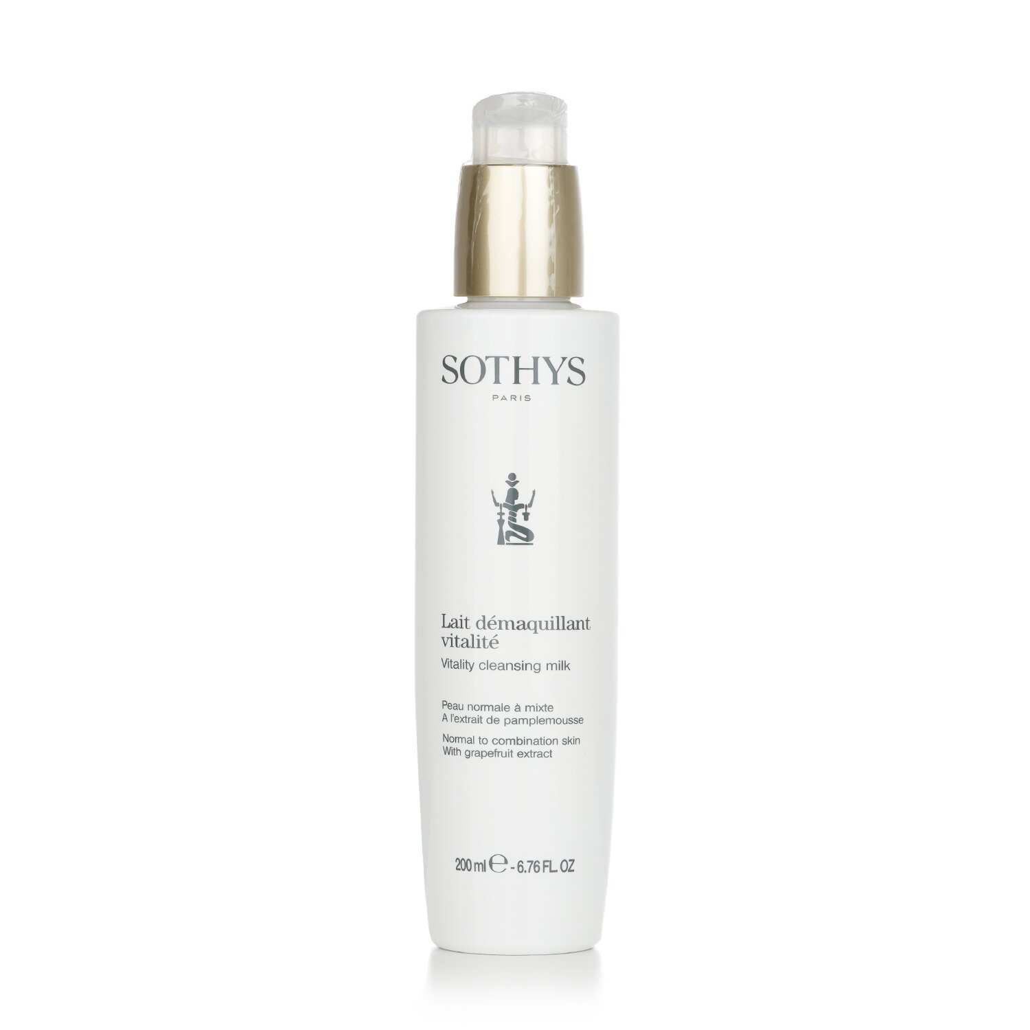 Sothys Vitality Cleansing Milk - For Normal to Combination Skin , With Grapefruit Extract 200ml/6.76oz