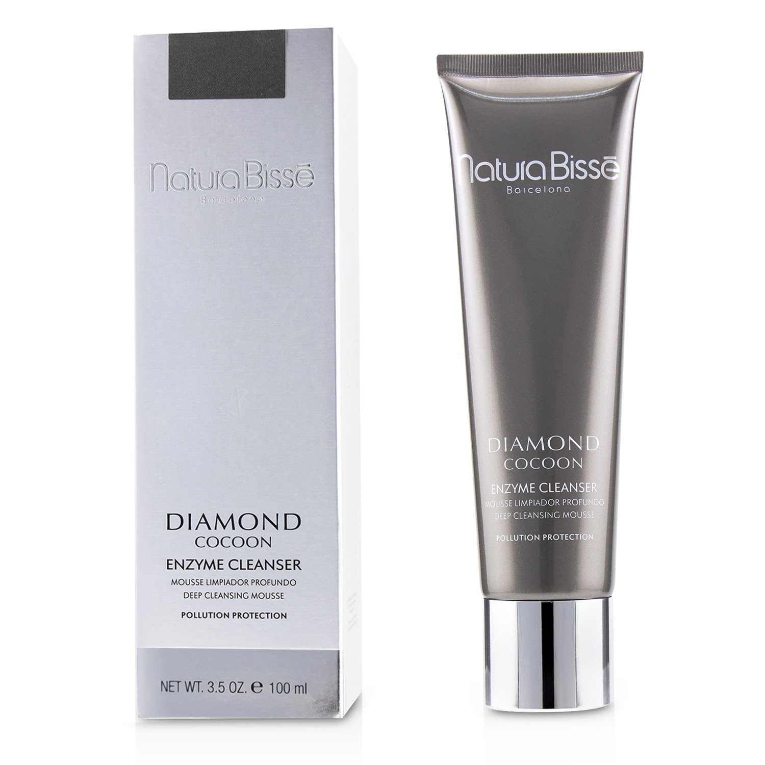 Natura Bisse Diamond Cocoon Enzyme Cleanser Deep Cleansing Mousse מוס קלינסר 100ml/3.5oz