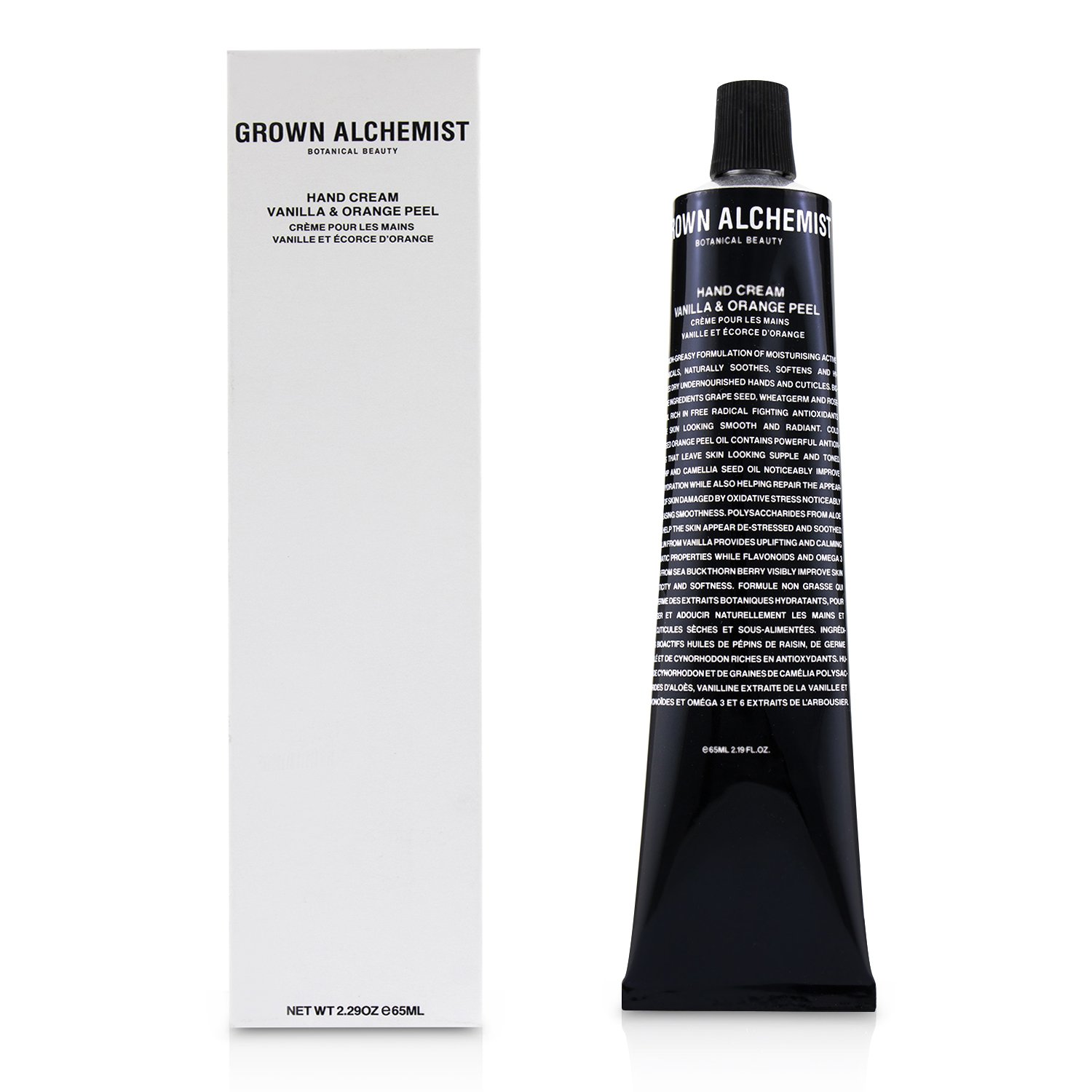 Grown Alchemist Kézkrém - Vanília és narancshéj 65ml/2.29oz