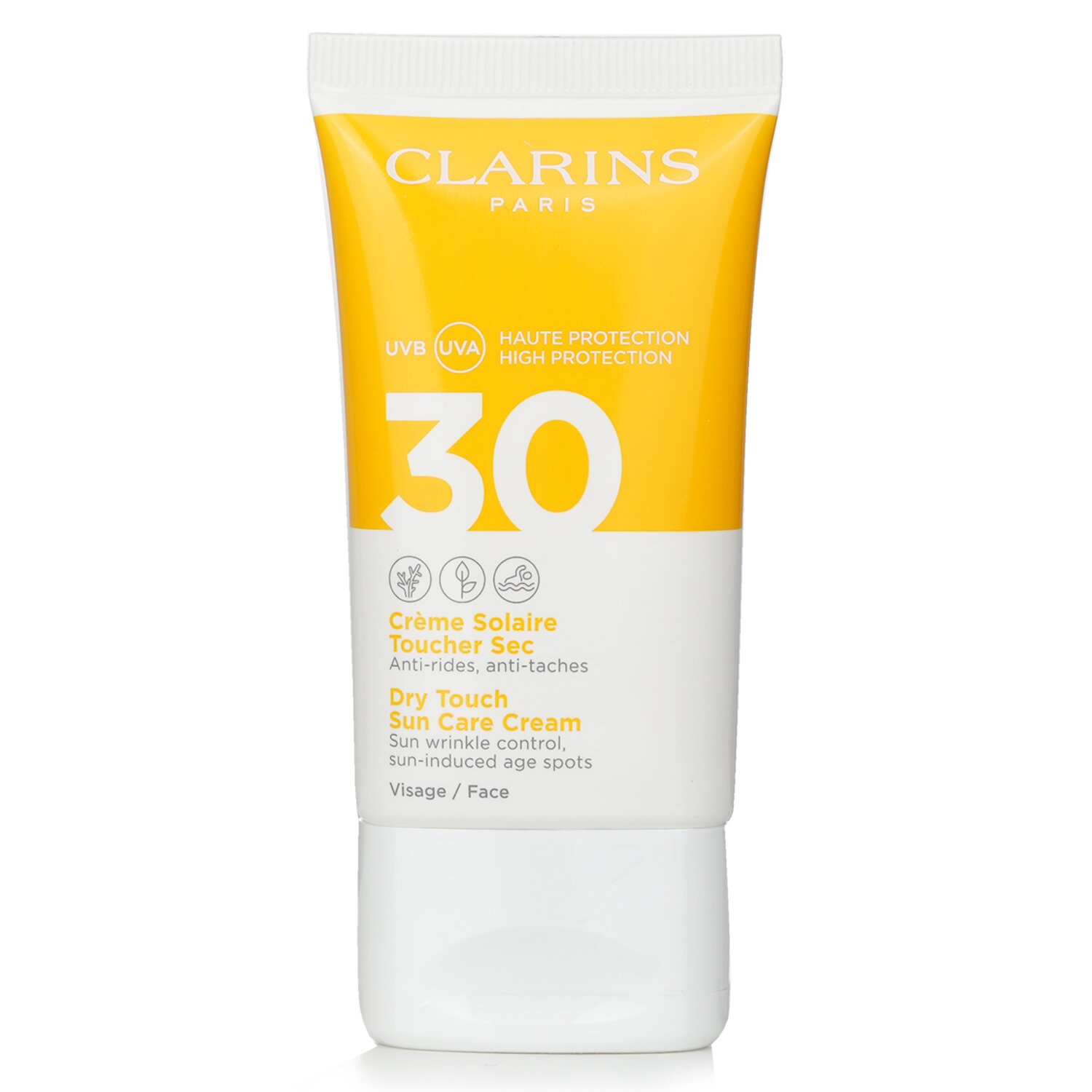 Clarins Dry Touch Sun Care Cream For Face SPF 30 קרם הגנה 50ml/1.7oz