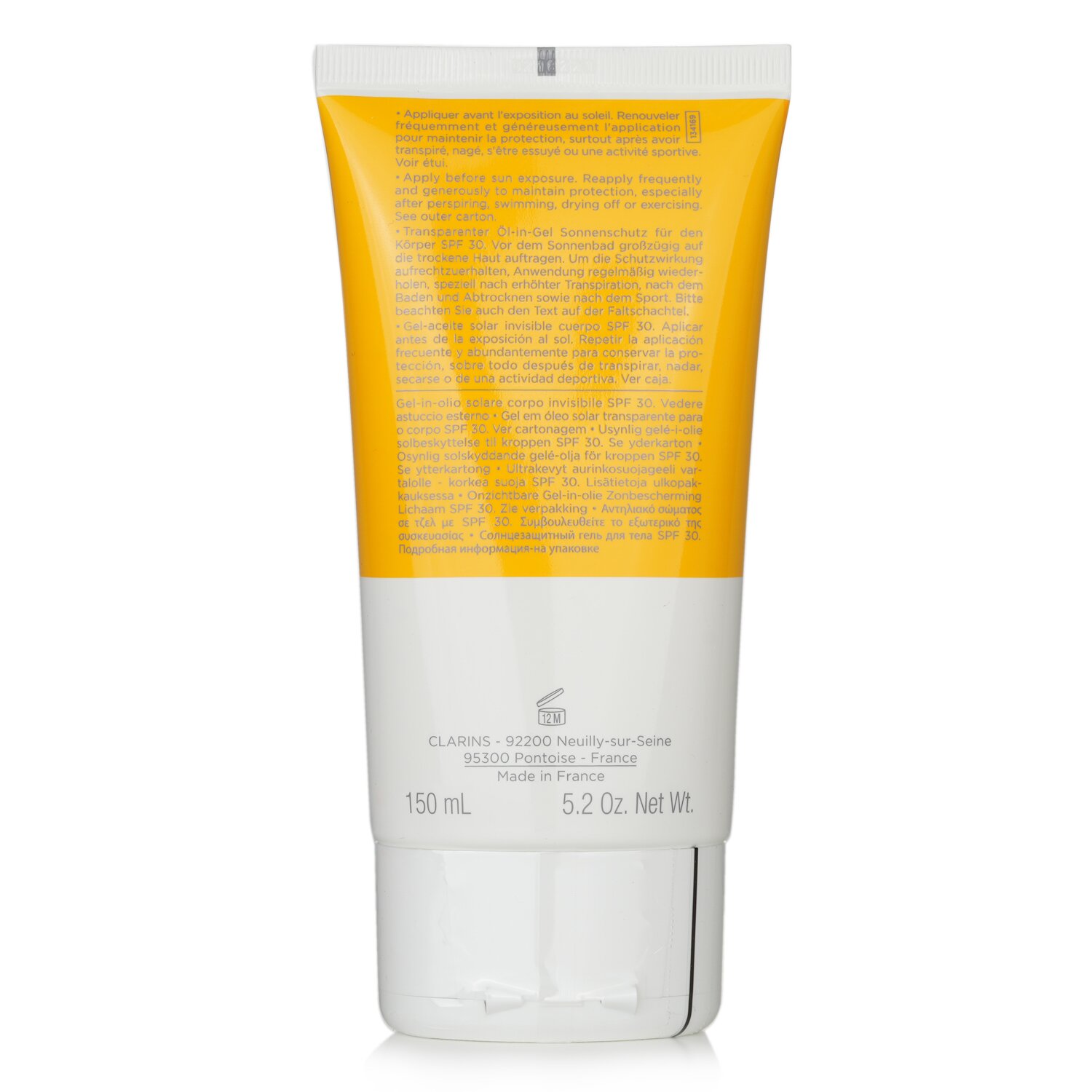 Clarins Sun Care Body Gel-to-Oil SPF 30 - For Wet or Dry Skin 150ml/5.2oz