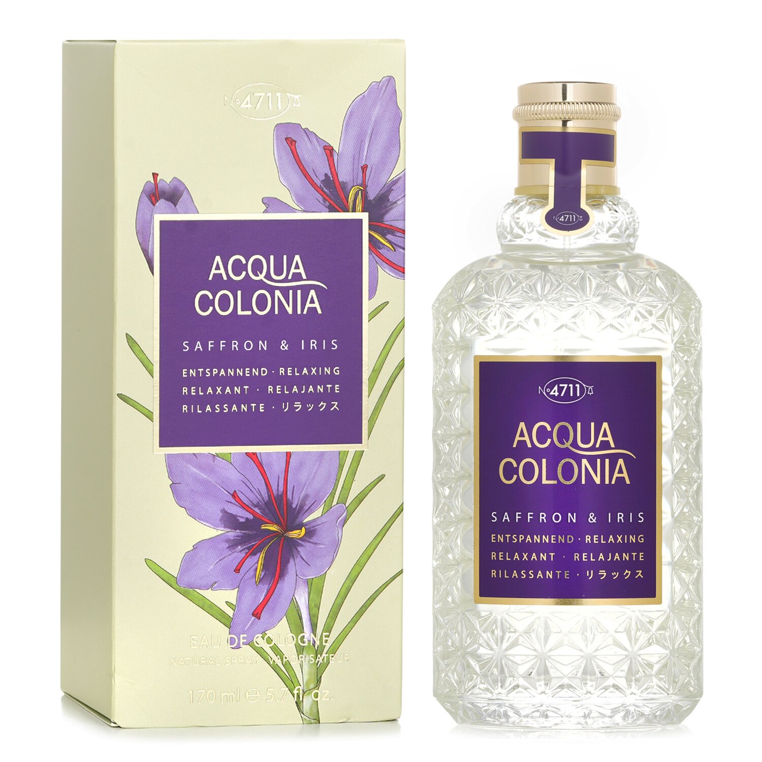 4711 Acqua Colonia Saffron & Iris ماء كولونيا سبراي 170ml/5.7oz