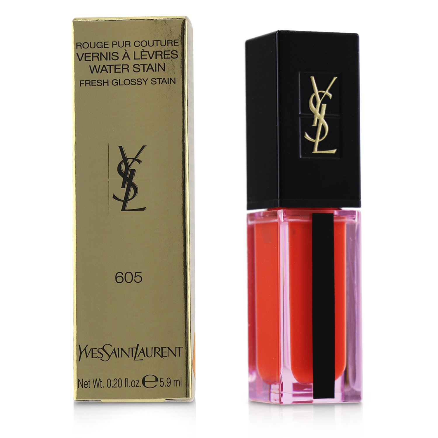 입생로랑 Yves Saint Laurent 루쥬 쀠르 꾸뛰르 베르니 아 레브르 워터 스테인 5.9ml/0.20oz