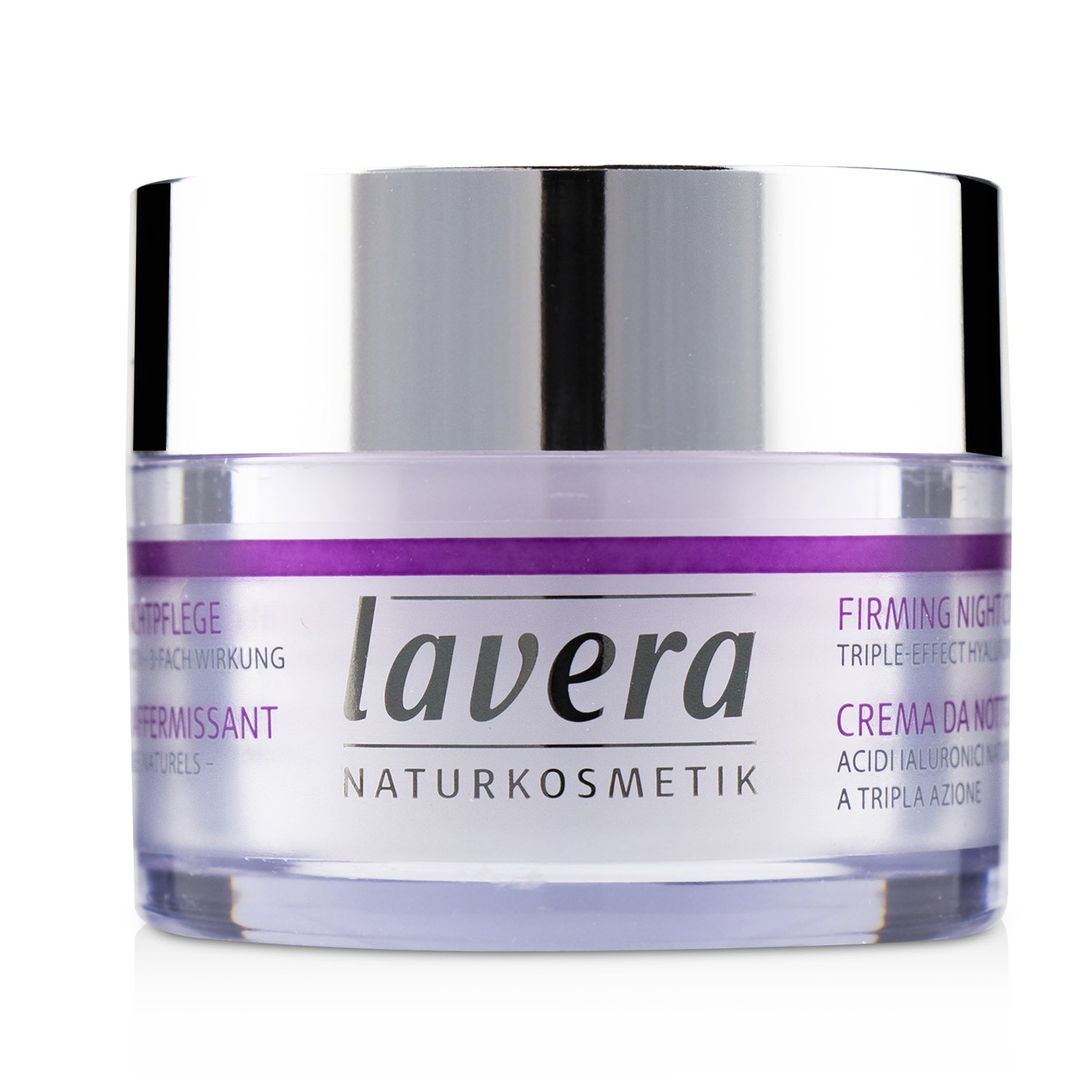 Lavera Triple-Effect Crema de Noche Reafirmante con Ácido Hialurónico 50ml/1.8oz