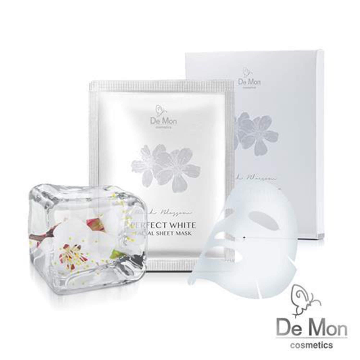 DeMon Perfect White Facial Sheet Mask 3x25ml/0.8oz