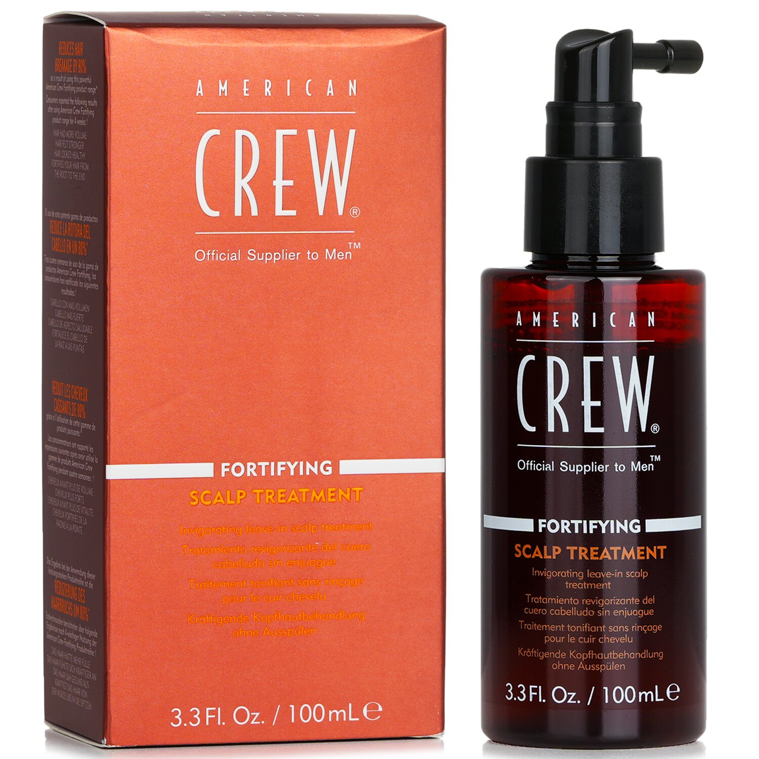 American Crew Men Fortifying Scalp Treatment (Invigorating Leave-in Scalp Treatment) 100ml/3.3oz