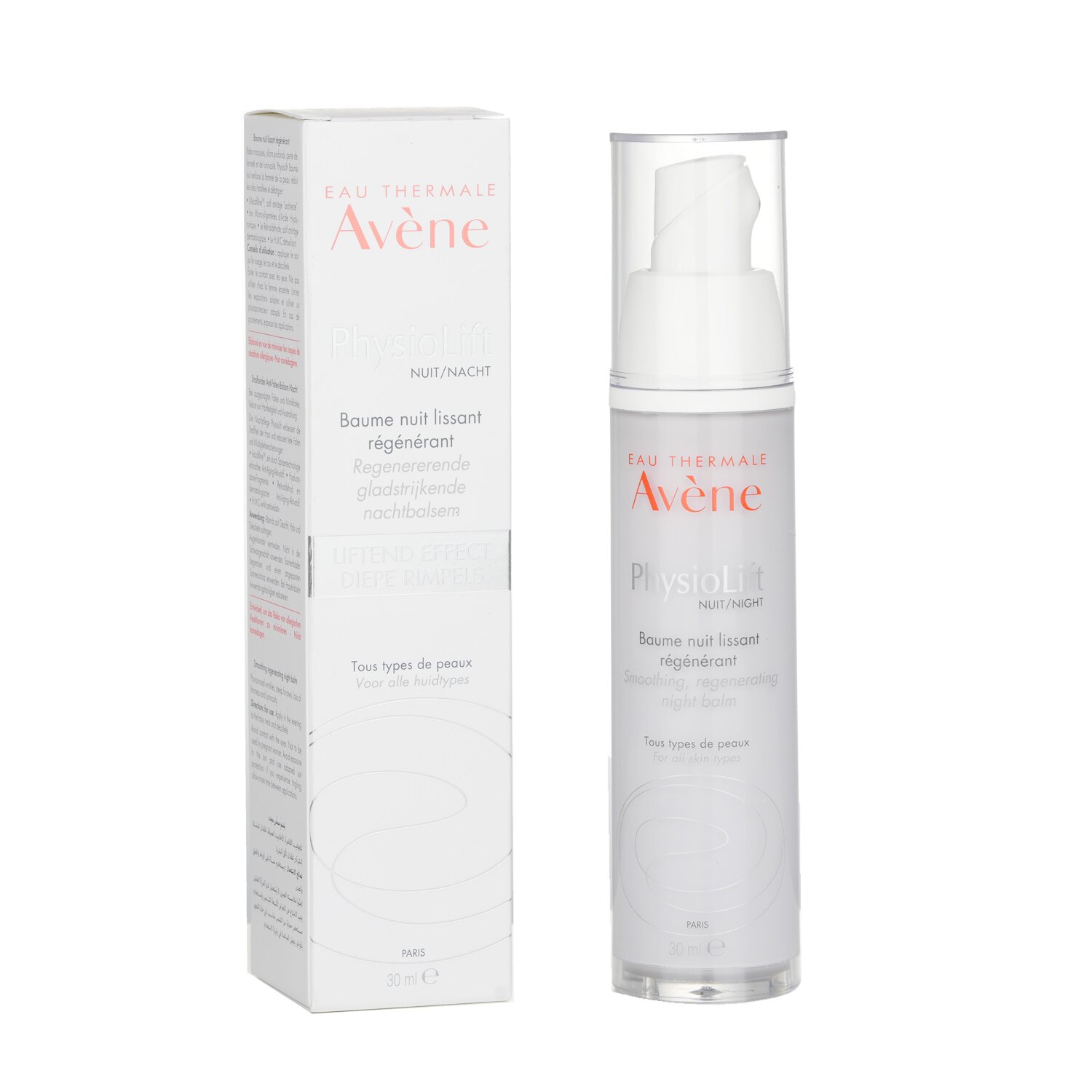 Avene PhysioLift NIGHT Smoothing, Regenerating Night Balm 30ml/1.01oz