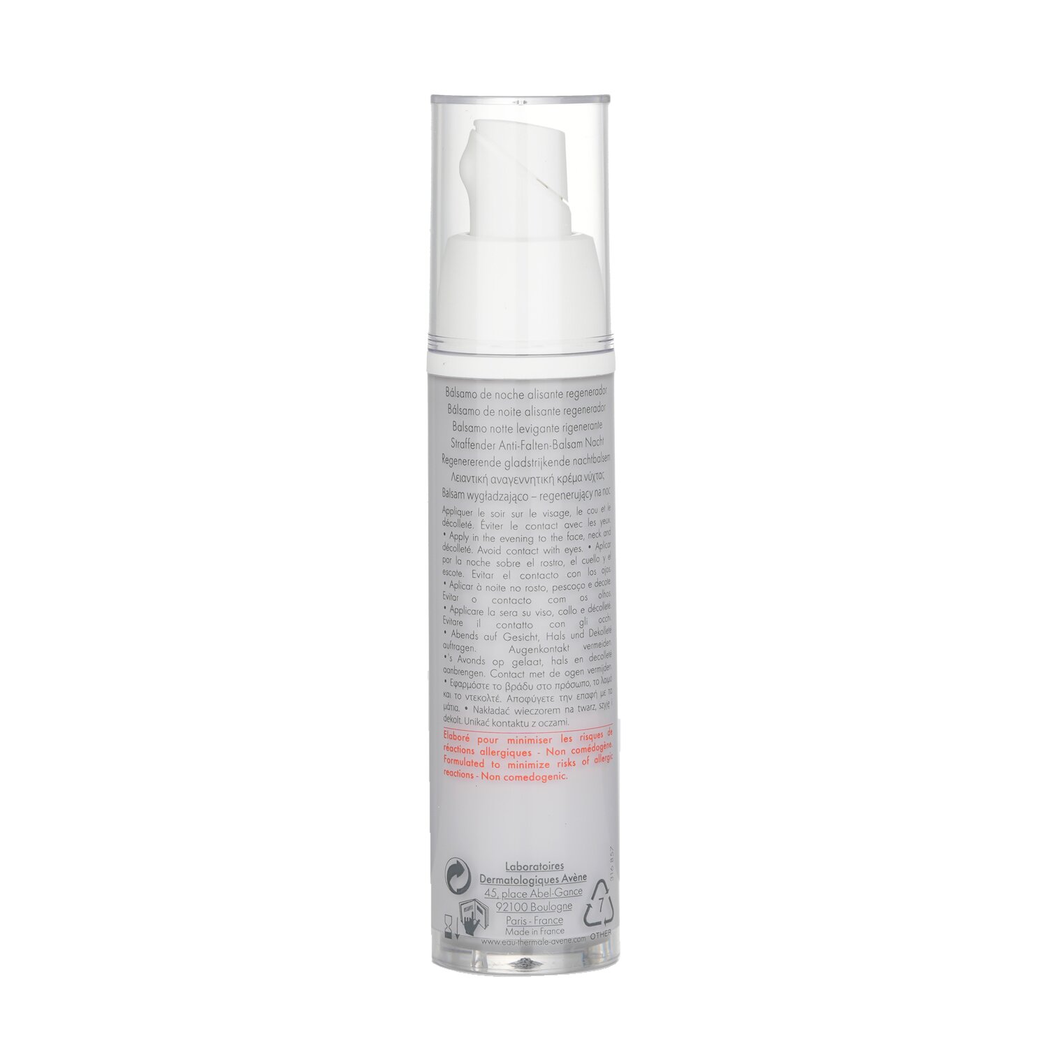 Avene PhysioLift NIGHT Smoothing, Regenerating Night Balm 30ml/1.01oz