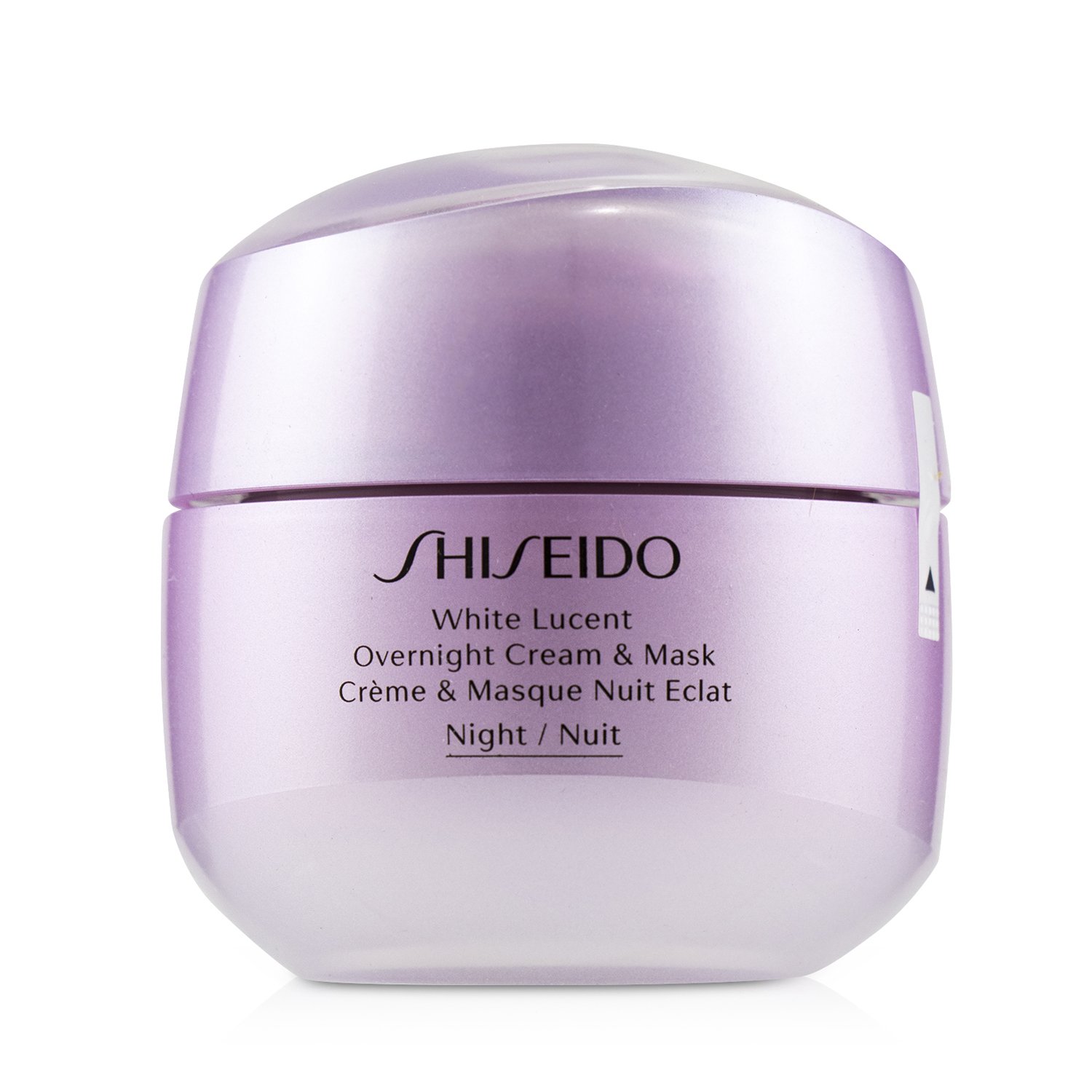 Shiseido ไวท์ ลูเซนท์ โอเวอร์ไนท์ ครีม แอนด์ มาส์ก 75ml/2.6oz
