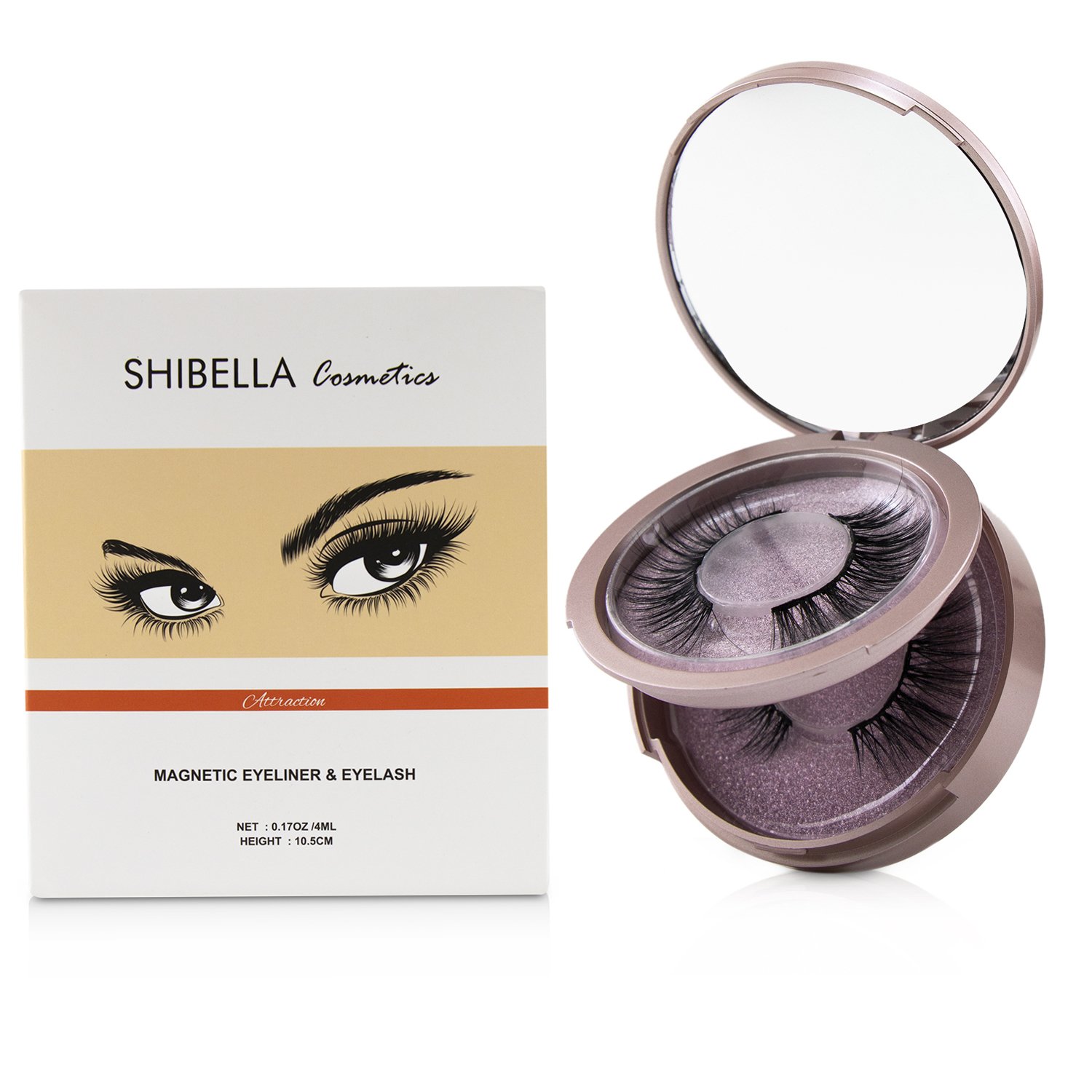 SHIBELLA Cosmetics Magnetic Eyeliner & Eyelash Kit 3pcs