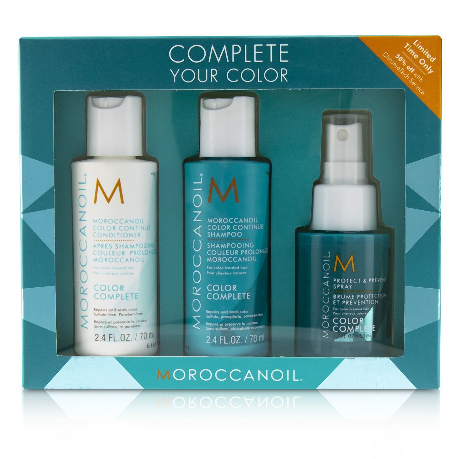 Moroccanoil Complete Your Color Travel Set 3pcs