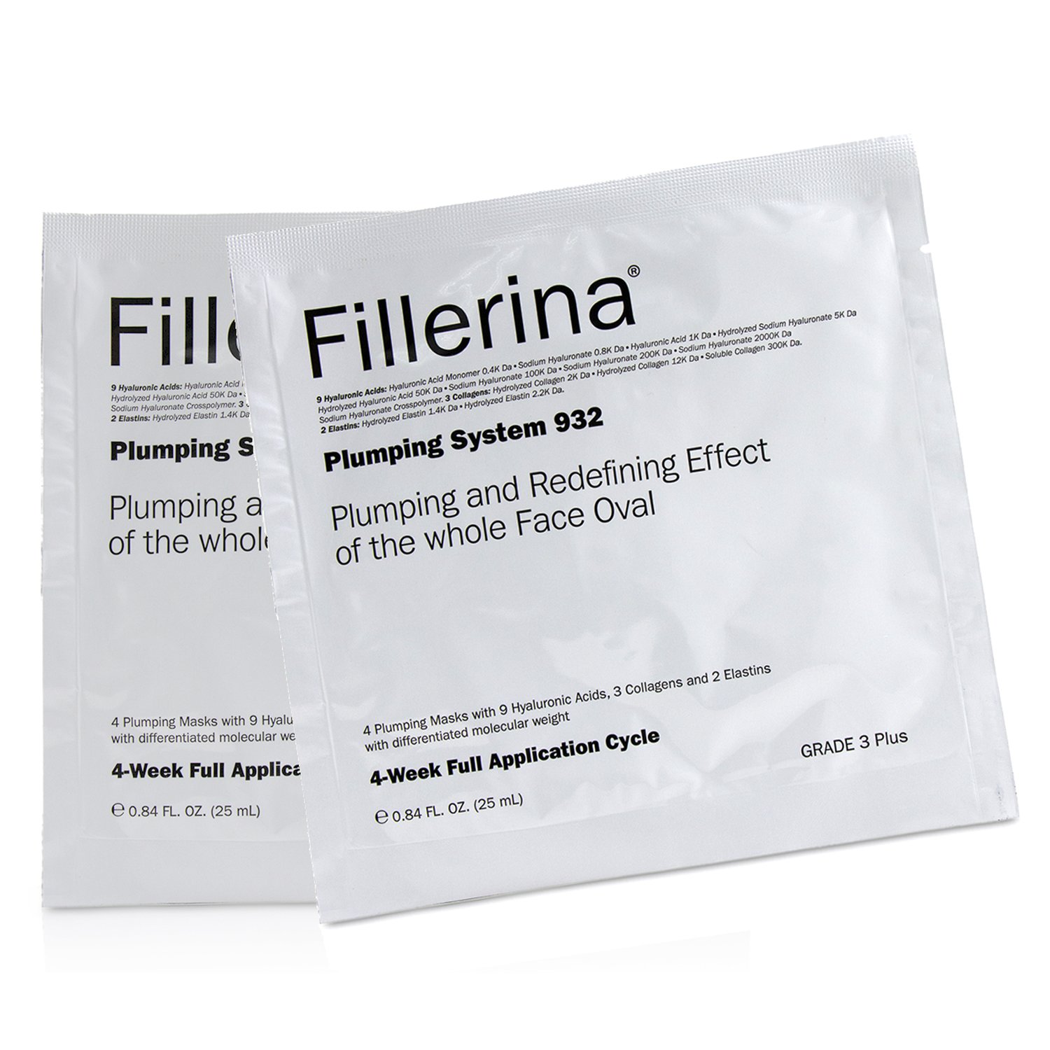 Fillerina Fillerina 932 Plumping System - Grade 3 Plus 4x25ml/0.84oz