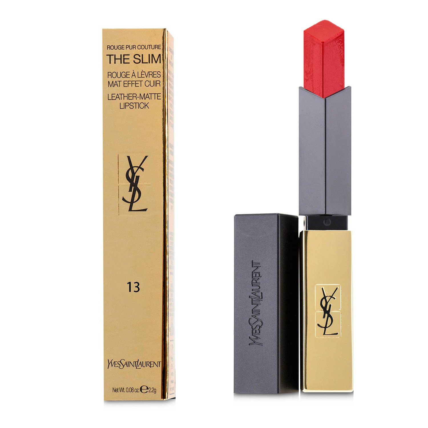 Yves Saint Laurent Rouge Pur Couture The Slim Leather Matte Lipstick 2.2g/0.08oz