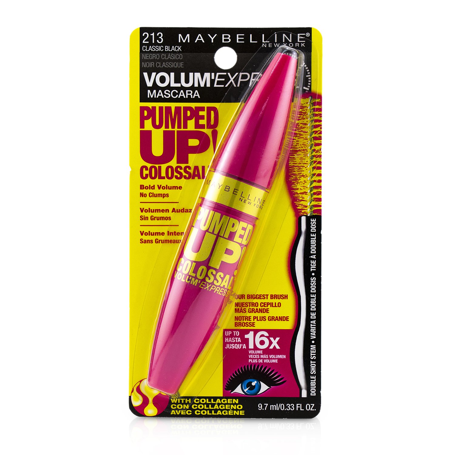 Maybelline Volum' Express Pumped Up Colossal Mascara 9.7ml/0.33oz