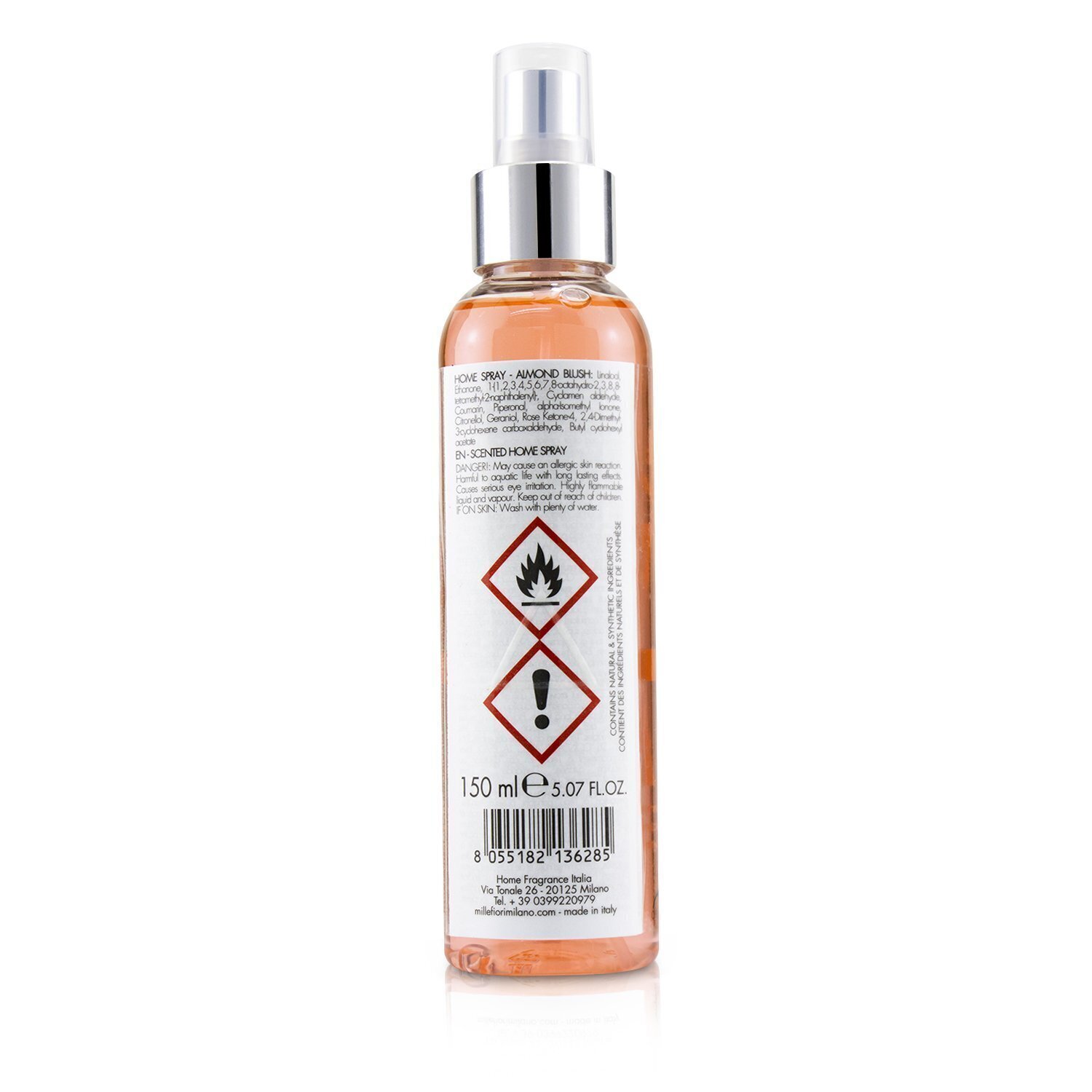 Millefiori Natural Scented Home Spray - Almond Blush 150ml/5oz