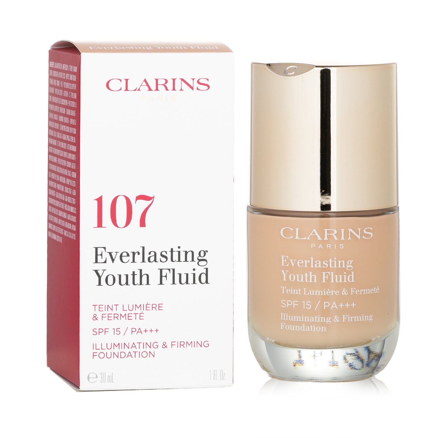 Clarins Everlasting Youth Fluid Illuminating & Firming Foundation SPF 15 30ml/1oz