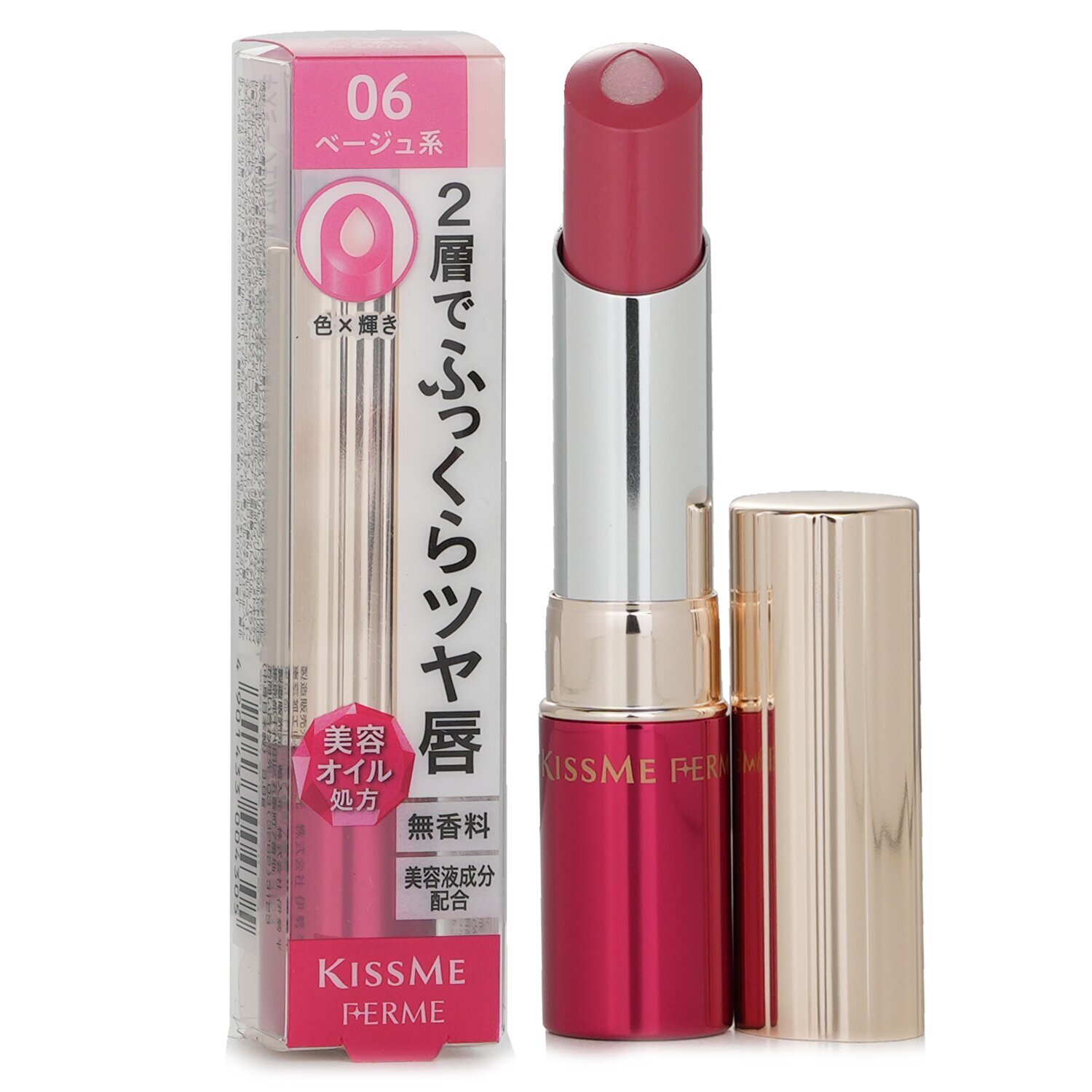 KISS ME KISS ME FERME W Color Double Rouge 3.6g/0.12oz