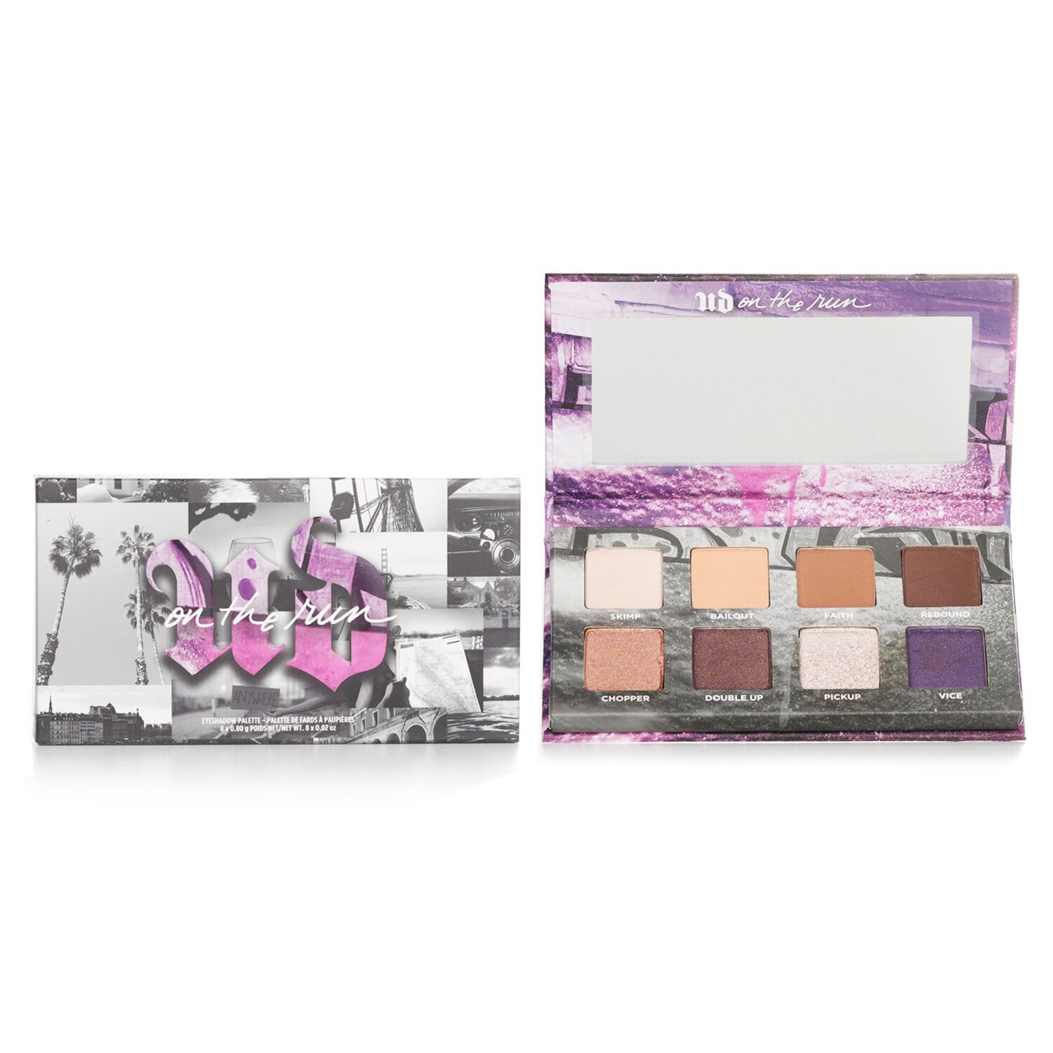 Urban Decay On The Run Eyeshadow Palette (8x Eyeshadow) 8x0.8g/0.02oz