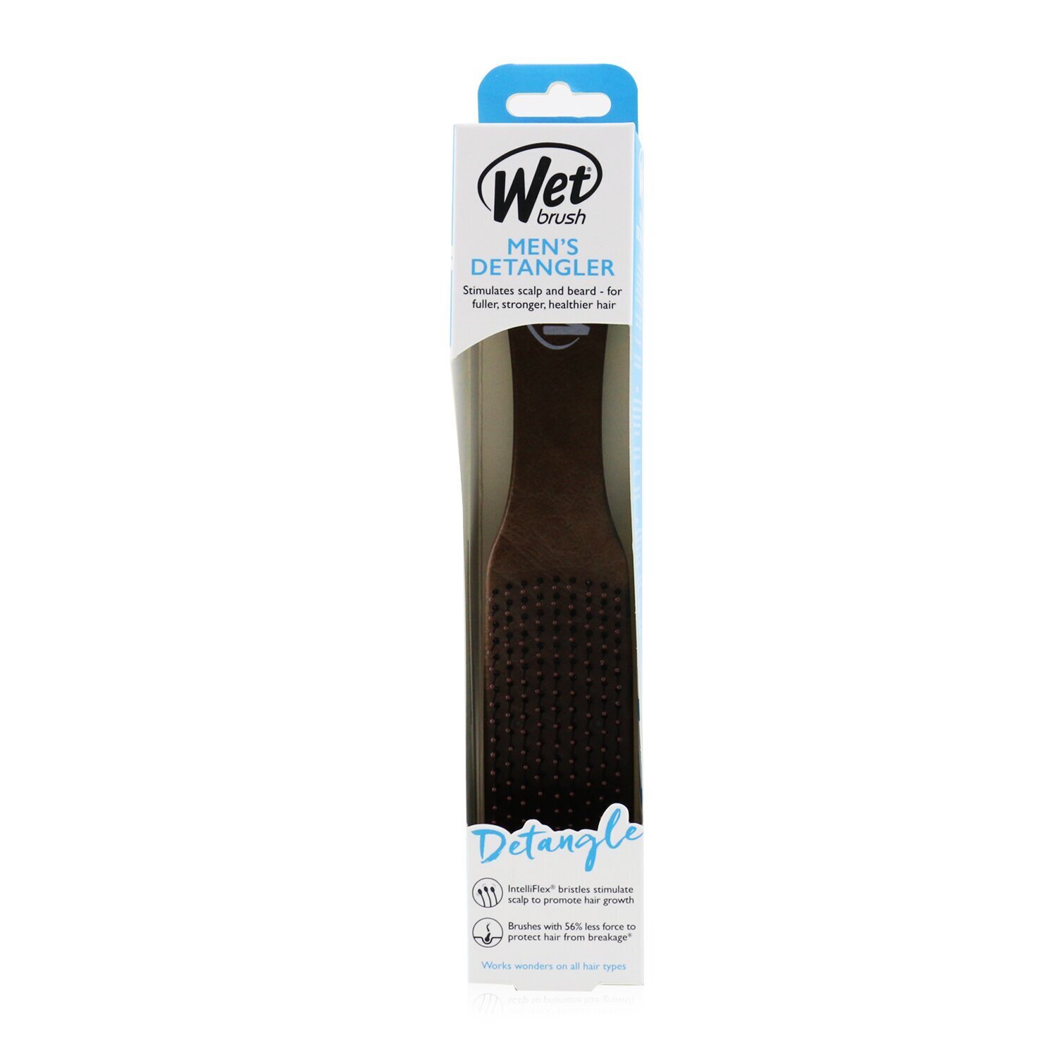 Wet Brush 男士皮质发梳 Men's Detangler Leather 1pc