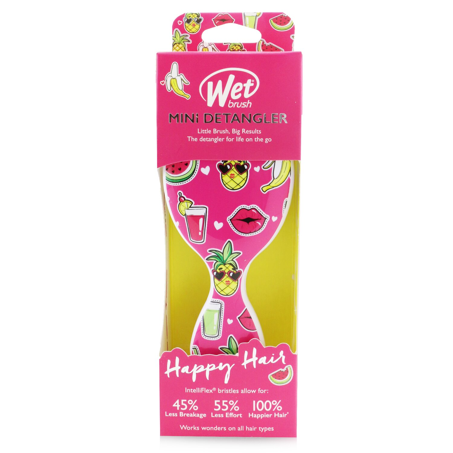 Wet Brush Mini Detangler Happy Hair 1pc