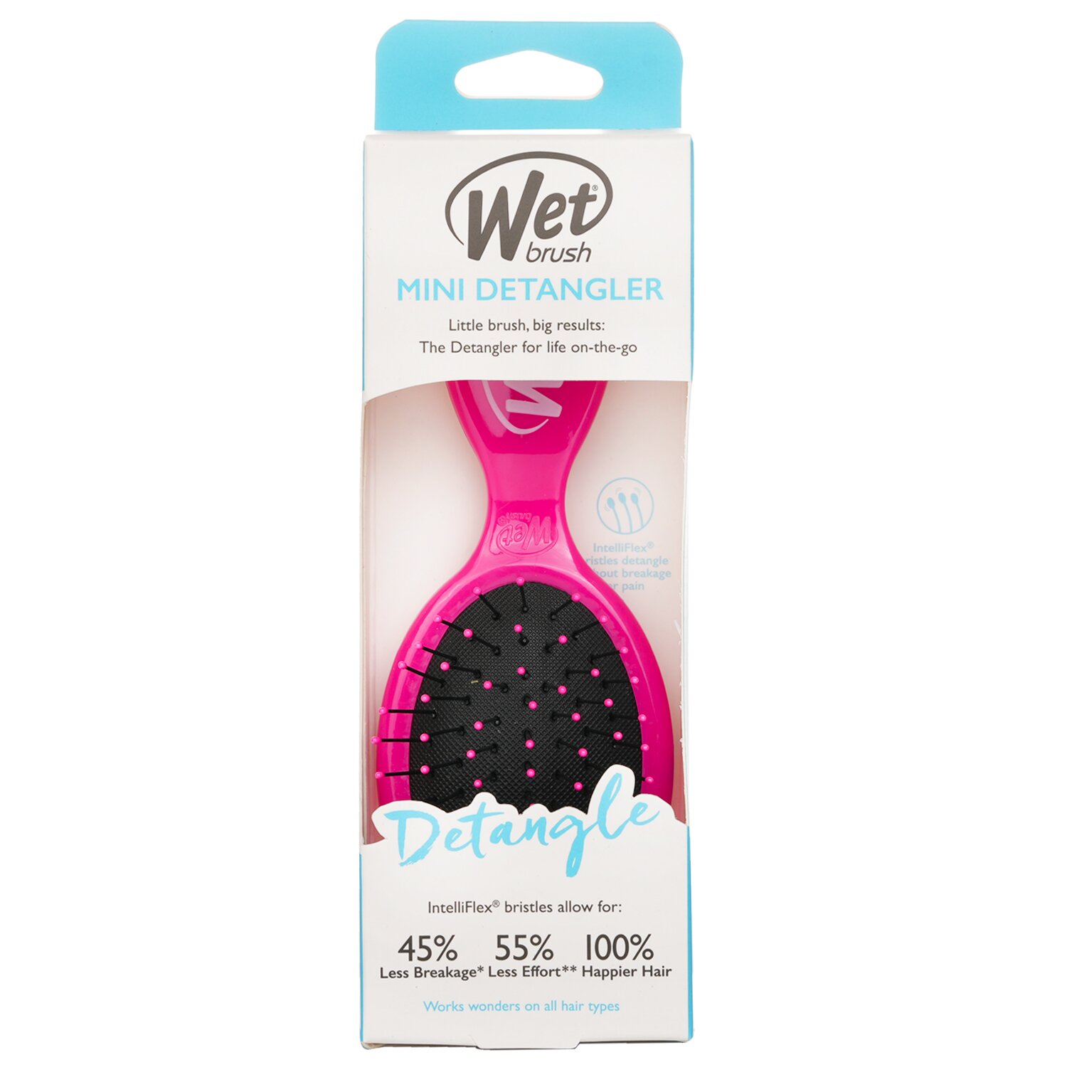 Wet Brush مستحضر صغير لفك تشابك الشعر 1pc