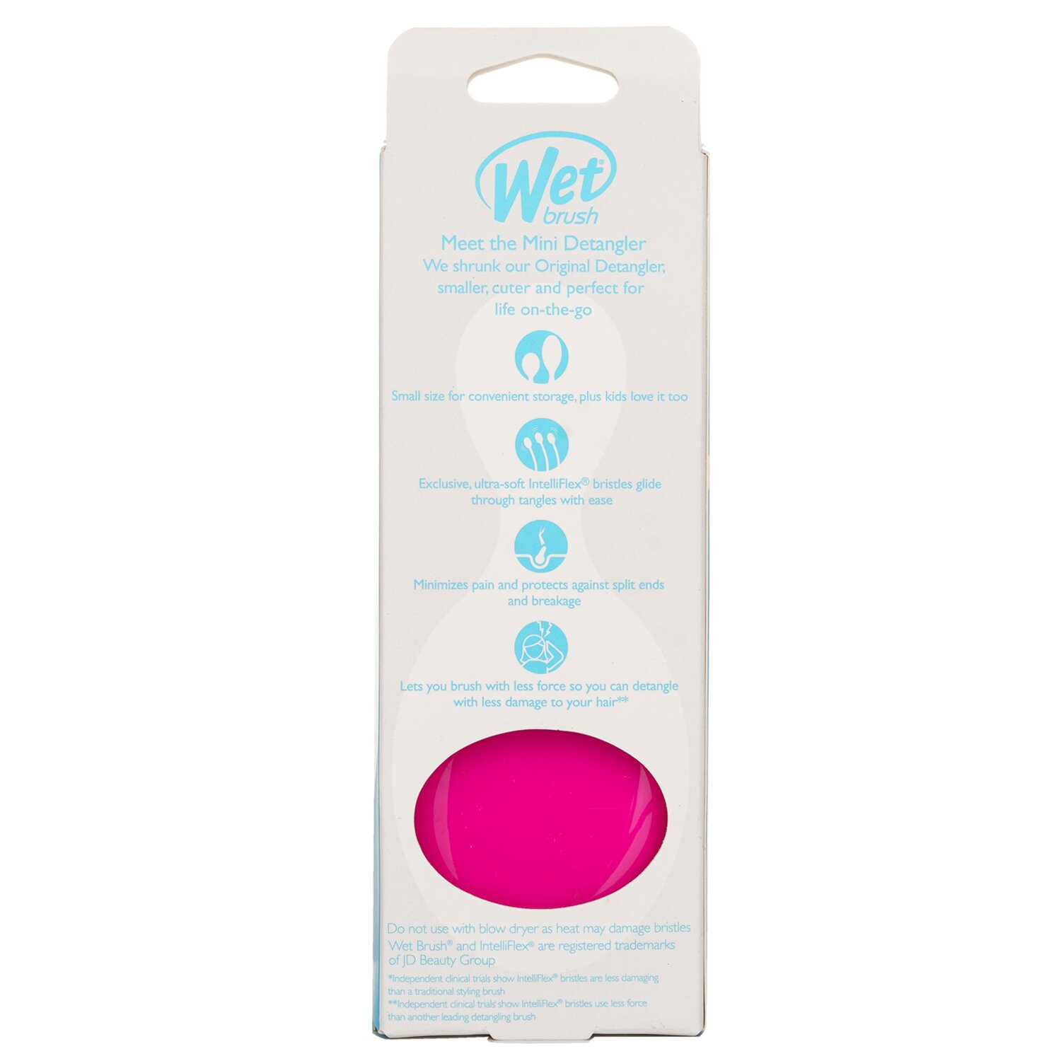 Wet Brush مستحضر صغير لفك تشابك الشعر 1pc