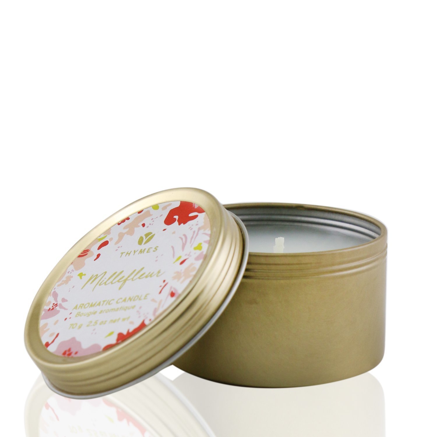 Thymes Aromatic Candle (Travel Tin) - Millefleur 70g/2.5oz