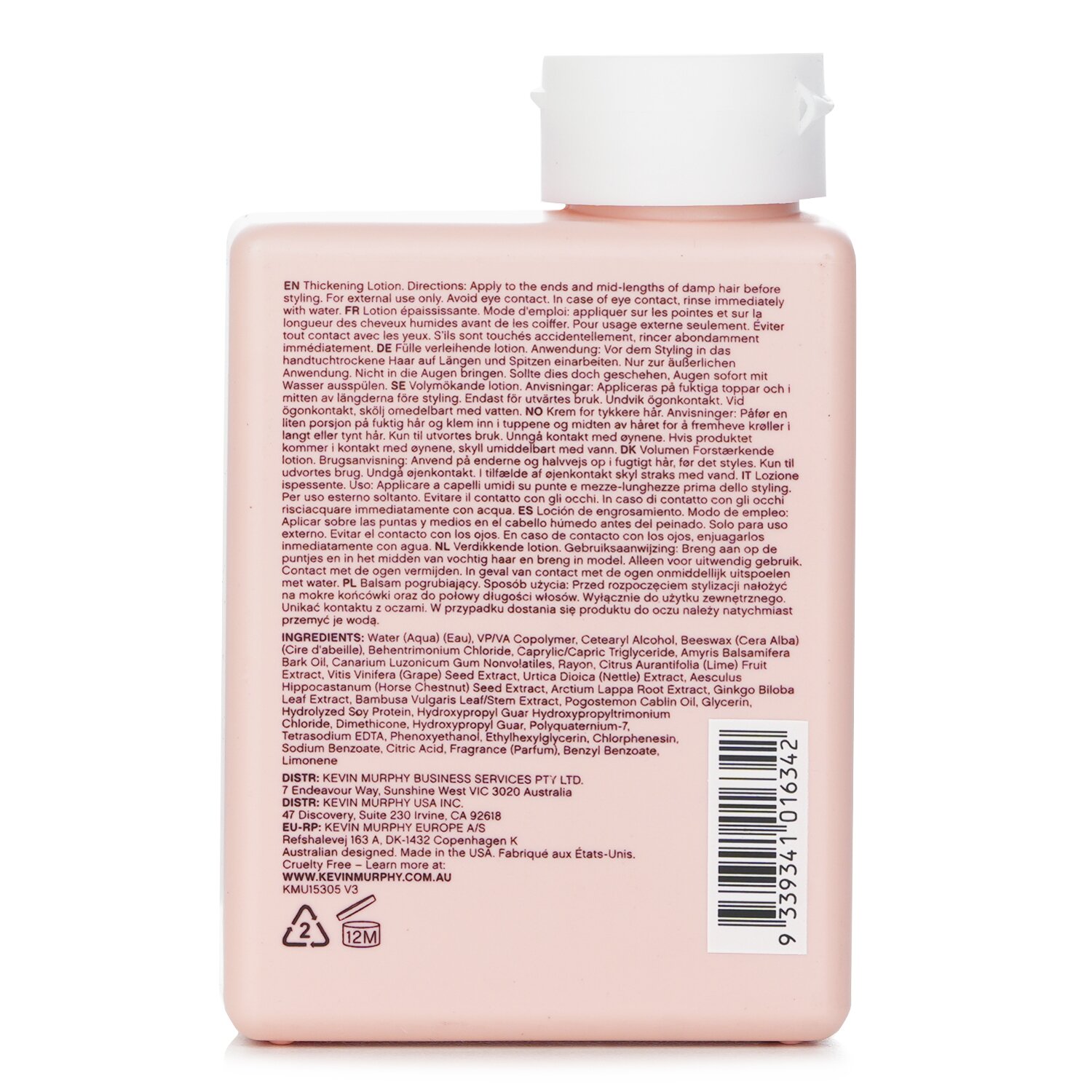 Kevin.Murphy Full.Again Thickening Lotion 150ml/5.1oz | Strawberrynet USA